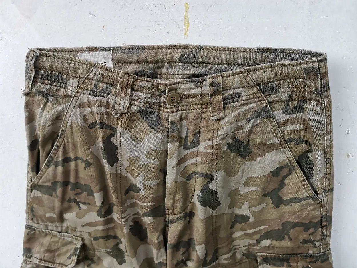 Japanese Brand Real Crush Tactical Cargo Multipocket Pants Size US 32 / EU 48 - 13 Thumbnail