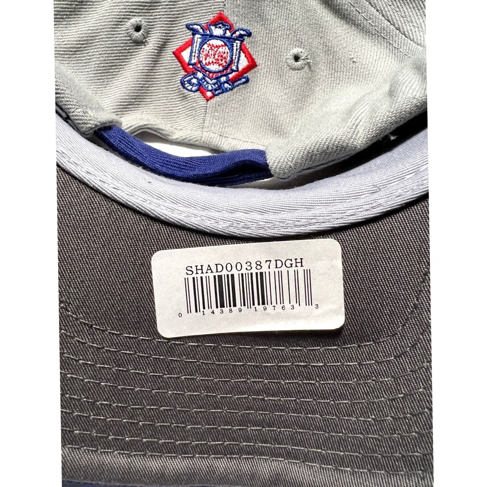 Sports Specialties VINTAGE Sports Specialties LA Dodgers Hat Men OSFA Gray Blue MLB National League Logo Two-Tone Flat Brim Baseball Cap Stretch Fit Size ONE SIZE - 6 Thumbnail