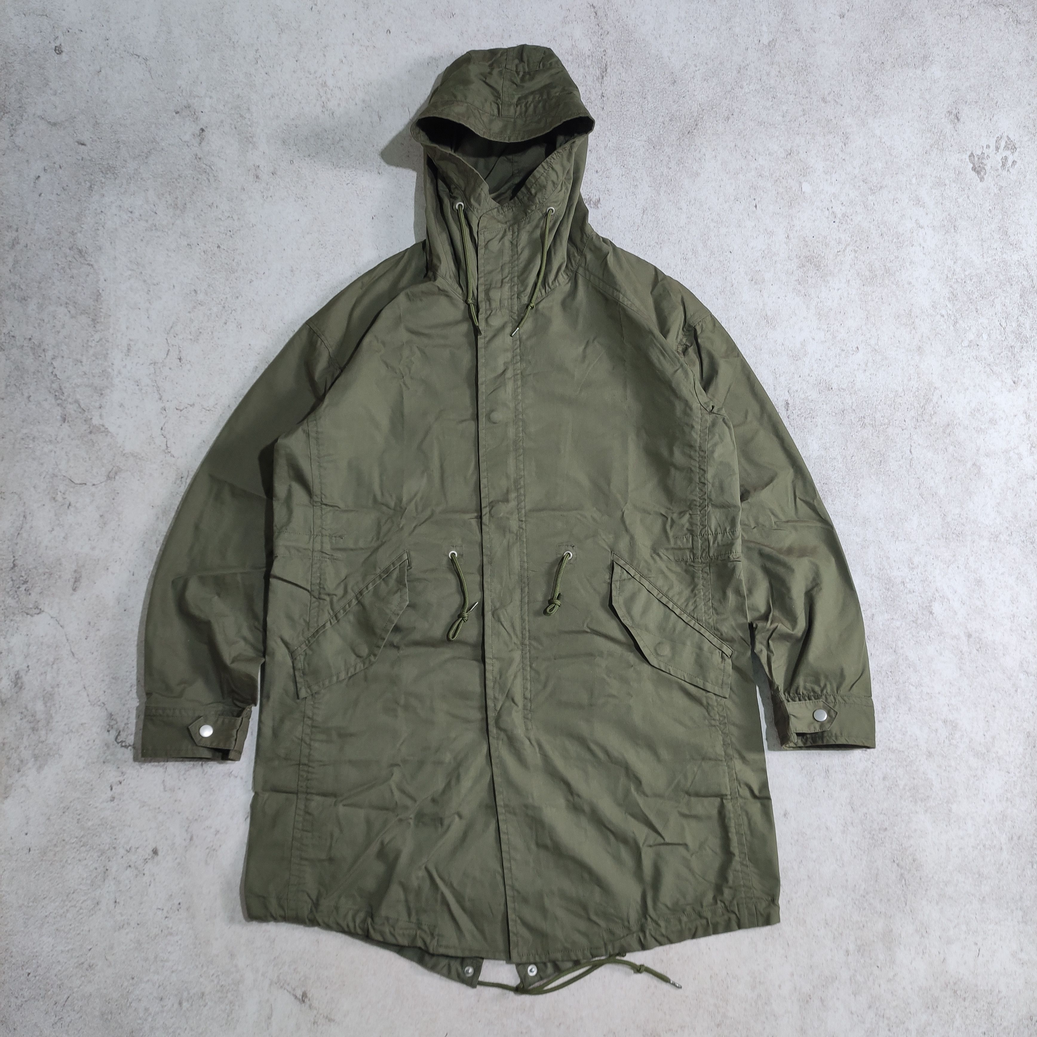 image of Tornado Mart Parka Jacket in Army Green, Men's (Size Large)