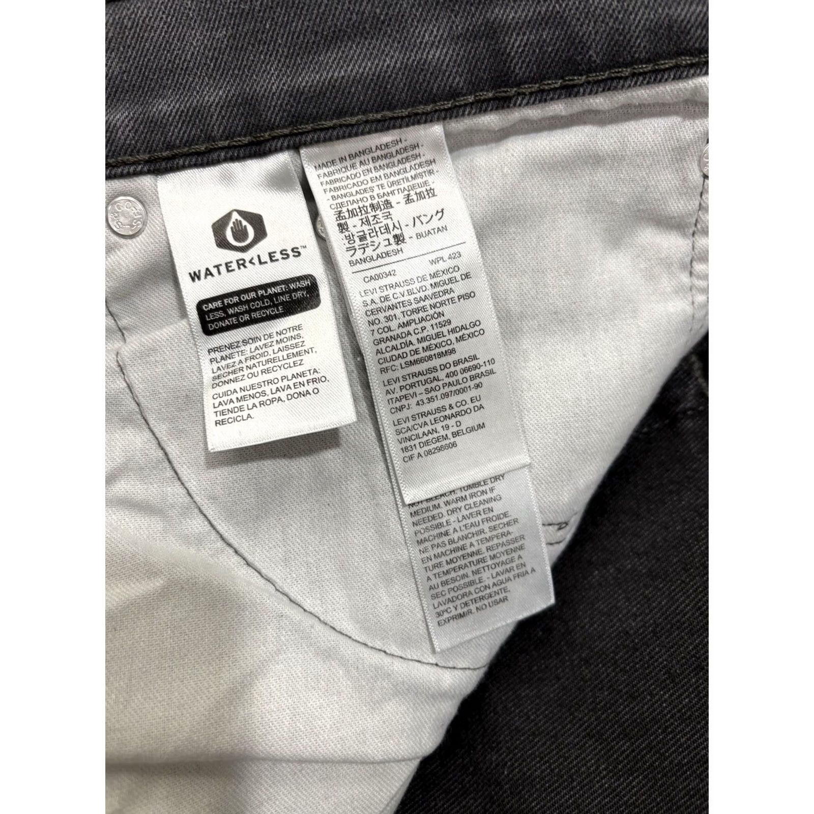 Levi's Levi's 541 Jeans Athletic Taper Straight Grey Denim Twill Jeans Mens W44 L30 Size US 44 / EU 60 - 3 Thumbnail