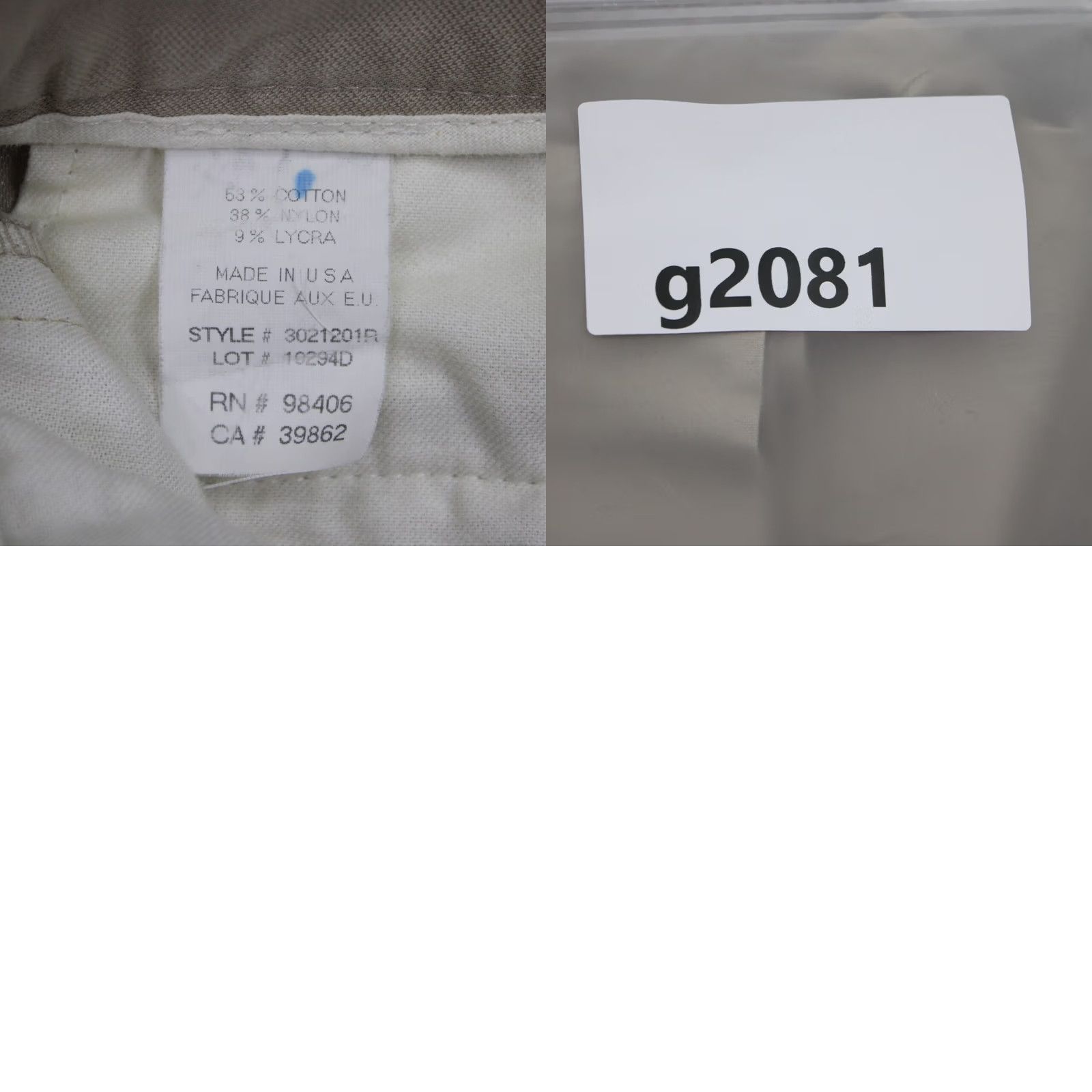 Theory Vintage Theory Chino Pants Mens 32 Flat Front Straight Leg 30" Inseam Beige Cotton Nylon Lycra Regular Size 32 Mens Pants Size US 32 / EU 48 - 9 Thumbnail