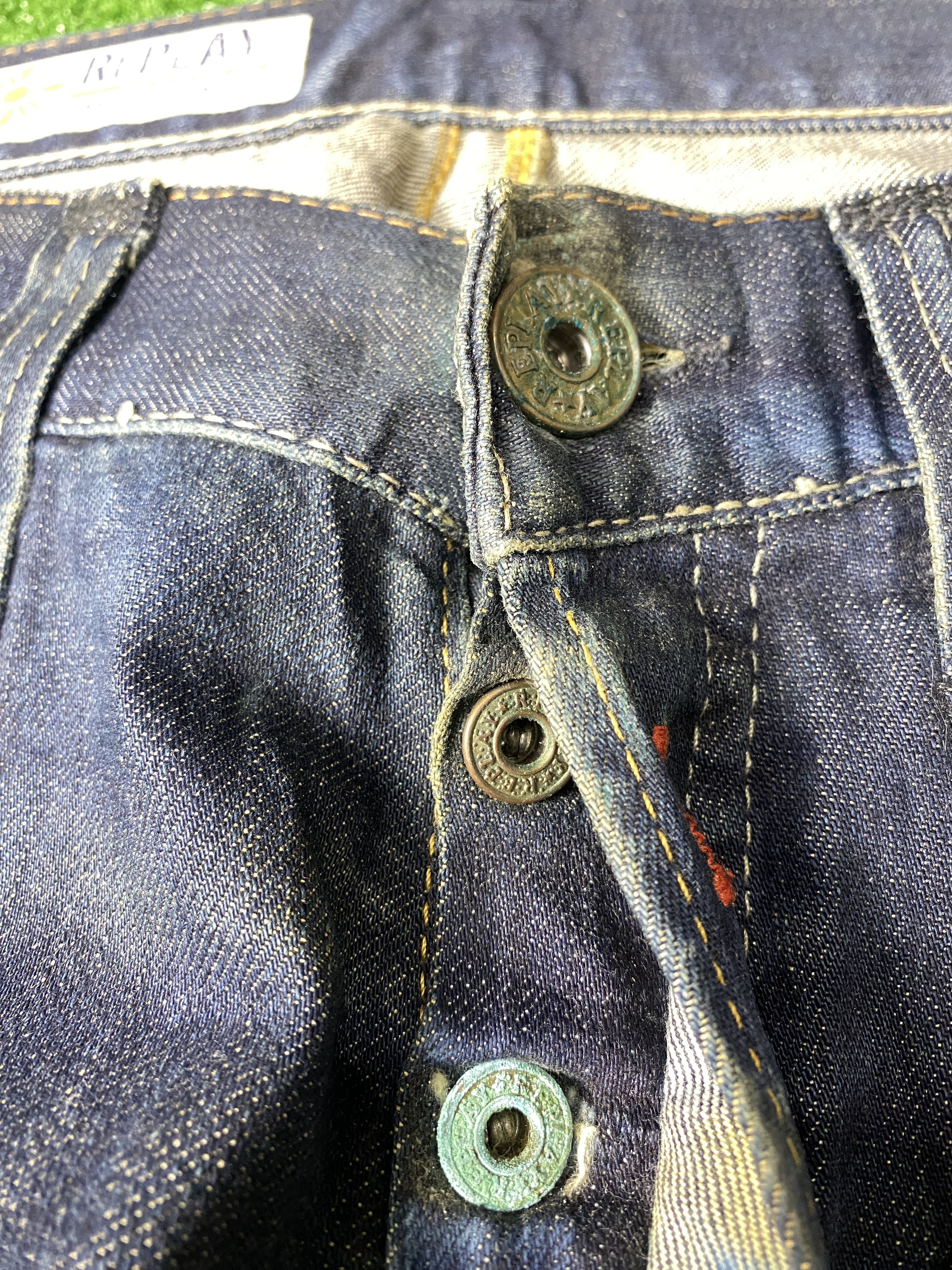 Replay Vintage Replay Faded Black Jeans CP0070 Size US 34 / EU 50 - 4 Thumbnail