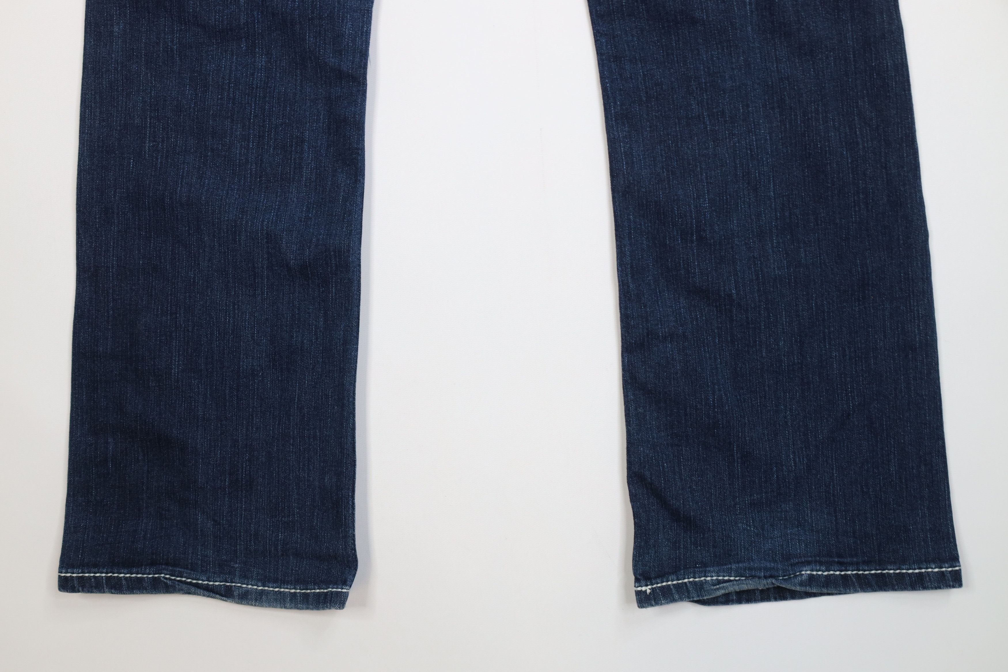 Vintage Buckle BKE Thick Stitch Payton Bootcut Flared Jeans Stretch Size 34" / US 12 / IT 48 - 12 Thumbnail