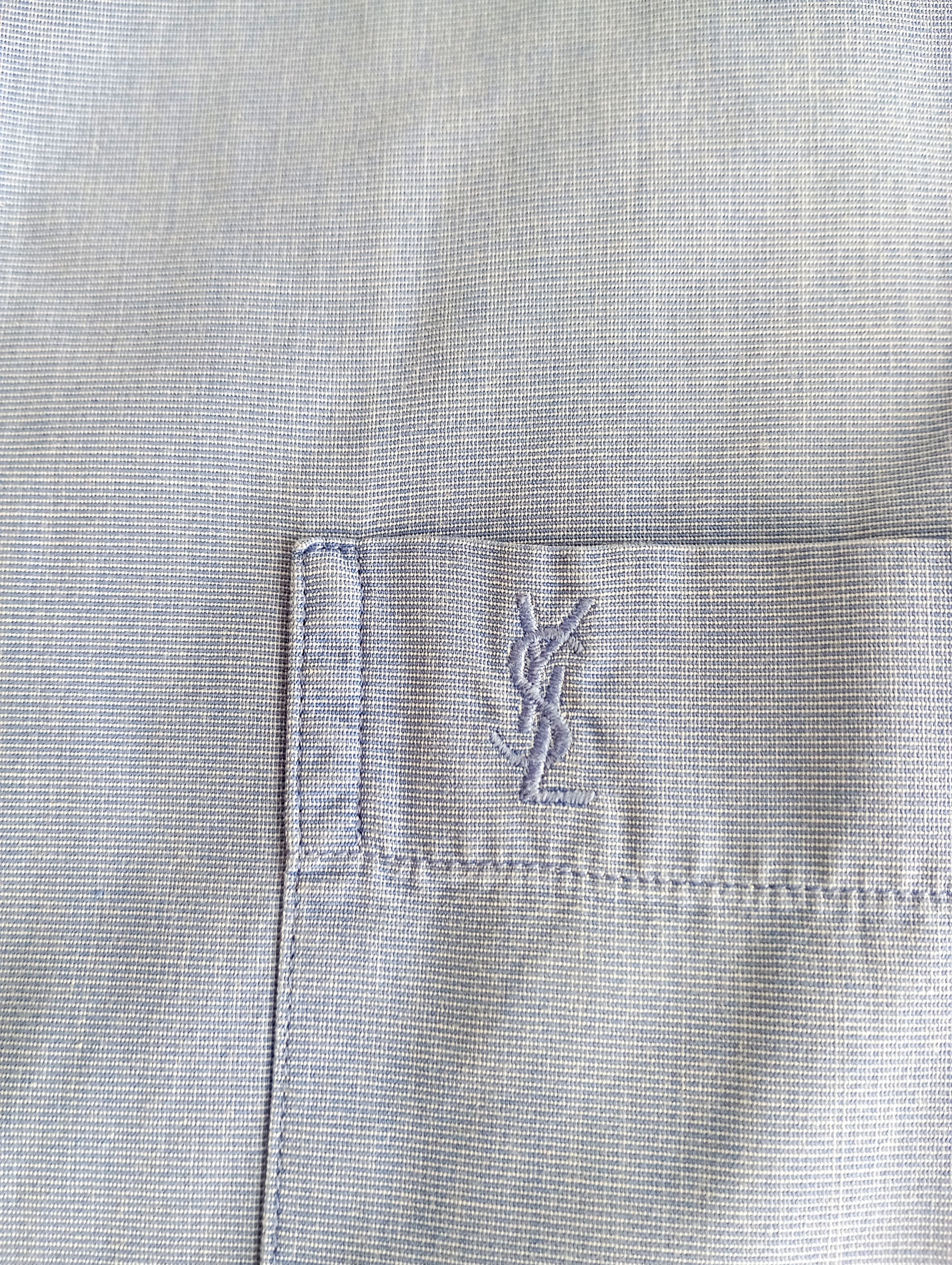 Yves Saint Laurent Vintage 90s Yves Saint Laurent YSL Shirt Rare Retro Y2K Hype Size US L / EU 52-54 / 3 - 8 Thumbnail