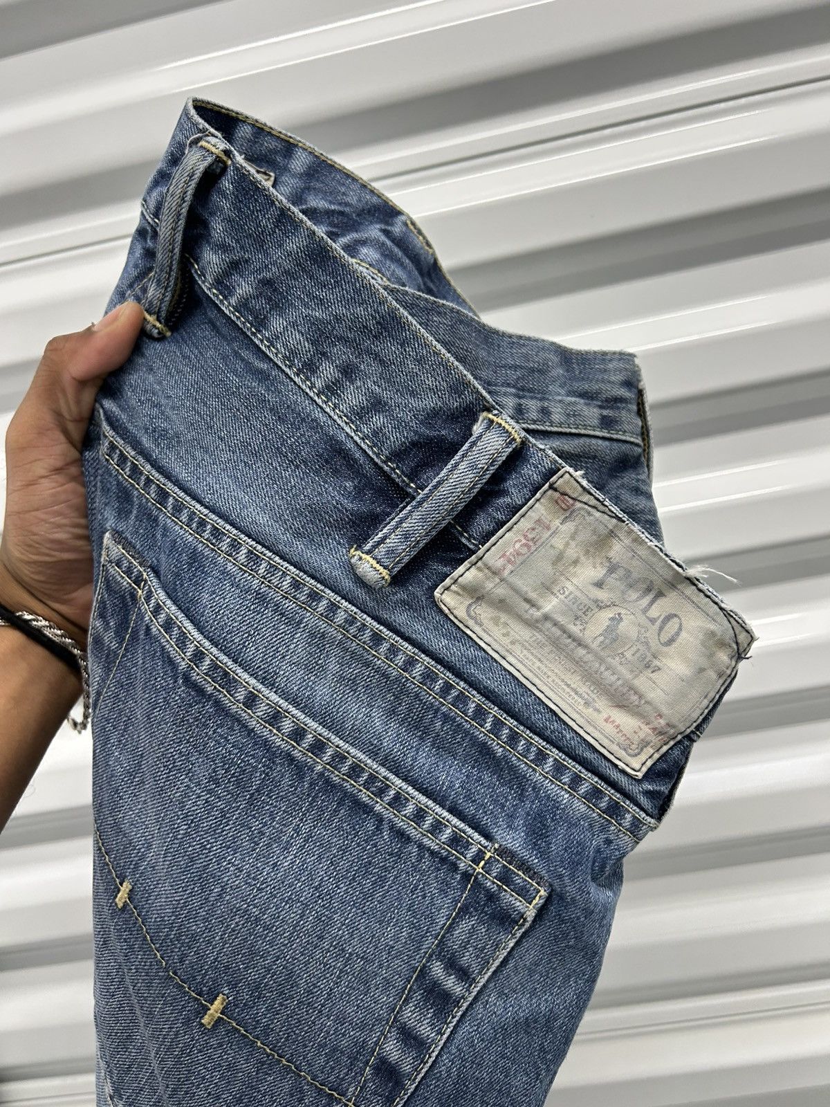 Polo Ralph Lauren Polo ralph lauren distressed repair denim 41381 Size US 38 / EU 54 - 4 Thumbnail