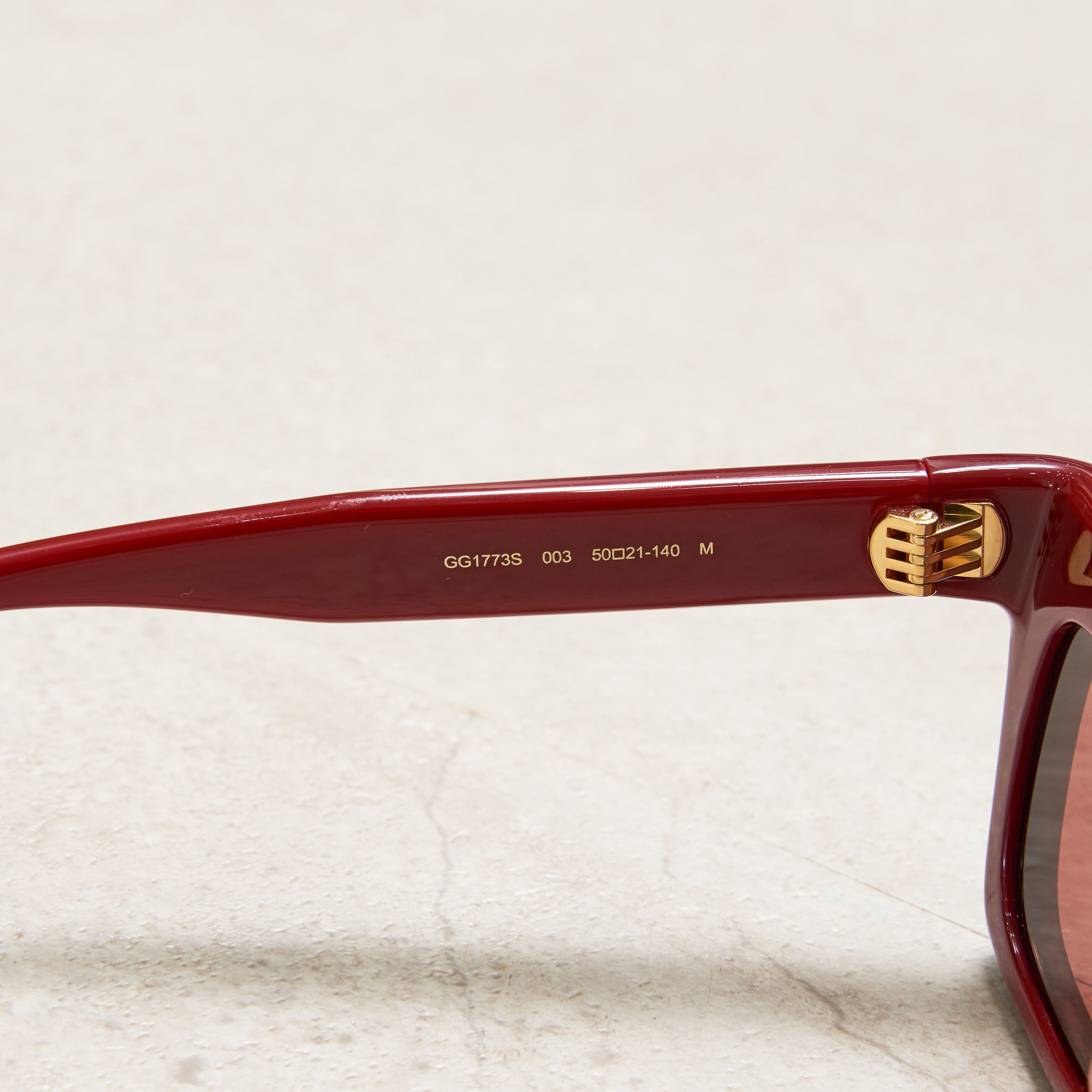 Gucci GUCCI GG1773S 003 Sunglasses RED Size ONE SIZE - 5 Thumbnail