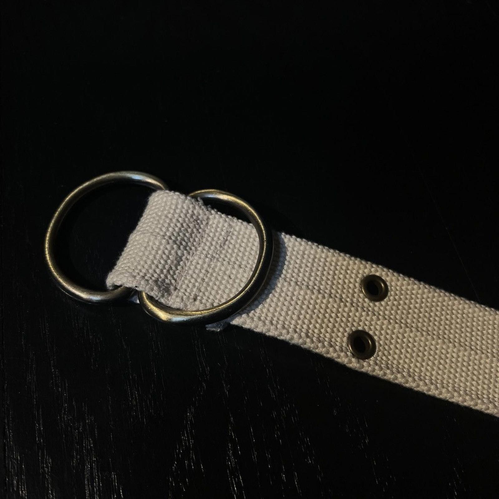 Vintage Vintage Cream D-Ring Punk Belt Size ONE SIZE - 2 Thumbnail