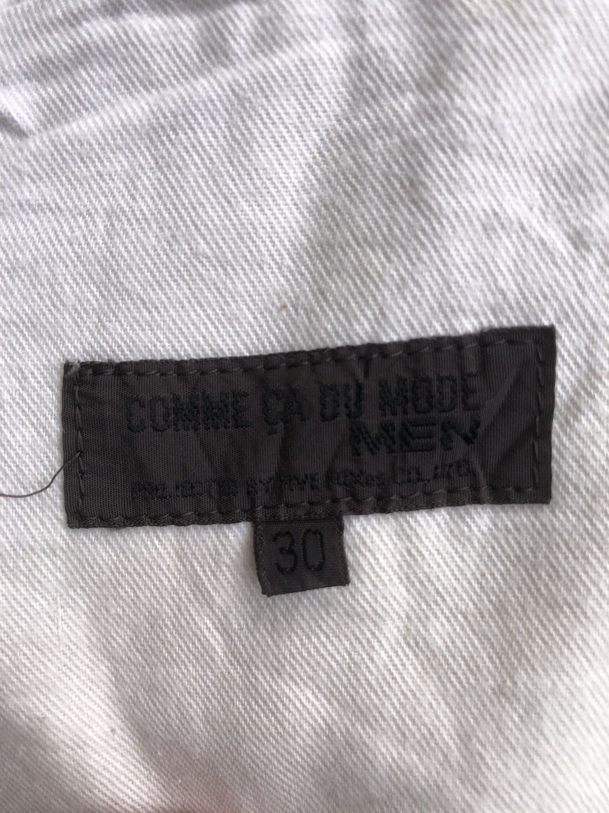 Japanese Brand Comme Ca Du Selvedge Denim Distressed Jeans Size US 30 / EU 46 - 19 Thumbnail
