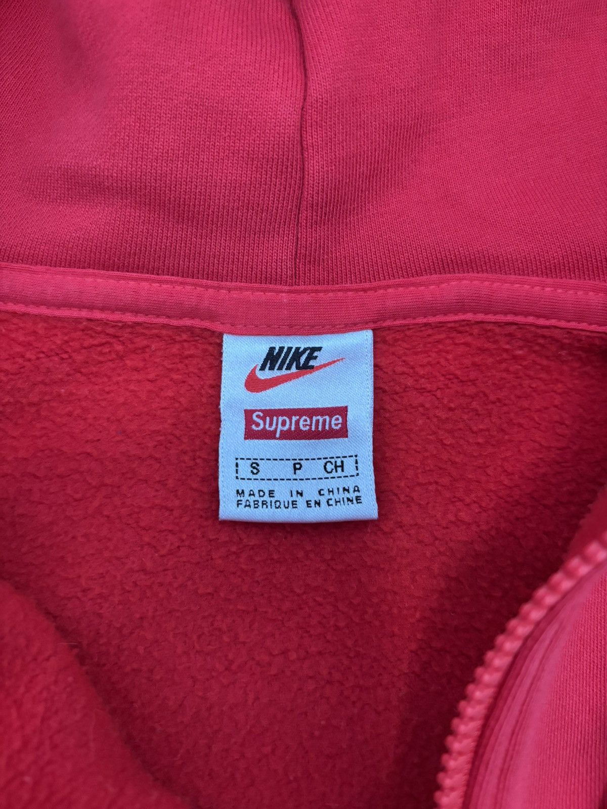 Nike × Supreme Supreme Nike Half Zip Hooded Sweatshirt Red Small Size US S / EU 44-46 / 1 - 5 Thumbnail