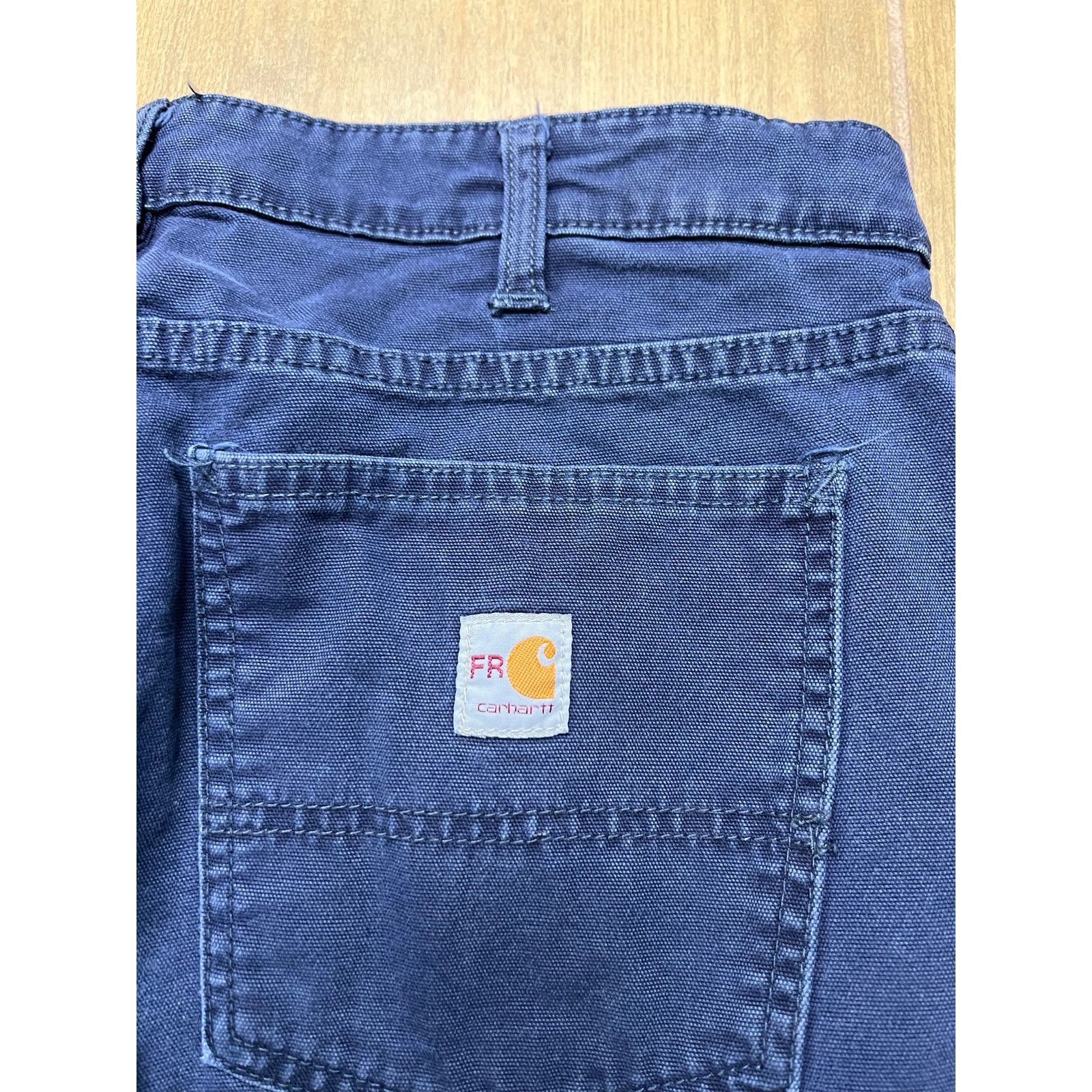 Carhartt Women Carhartt Sz 8 regular Blue Denim 30x29 Y2K utility Size 30" / US 8 / IT 44 - 9 Thumbnail