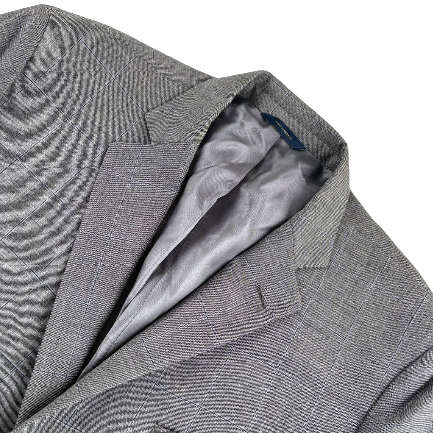 Brooks Brothers Brooks Brothers Fitzgerald Men’s Blazer Jacket Gray 46R Wool 2-Button Single-Vented Notch Lapel Regular Size 46R - 2 Thumbnail