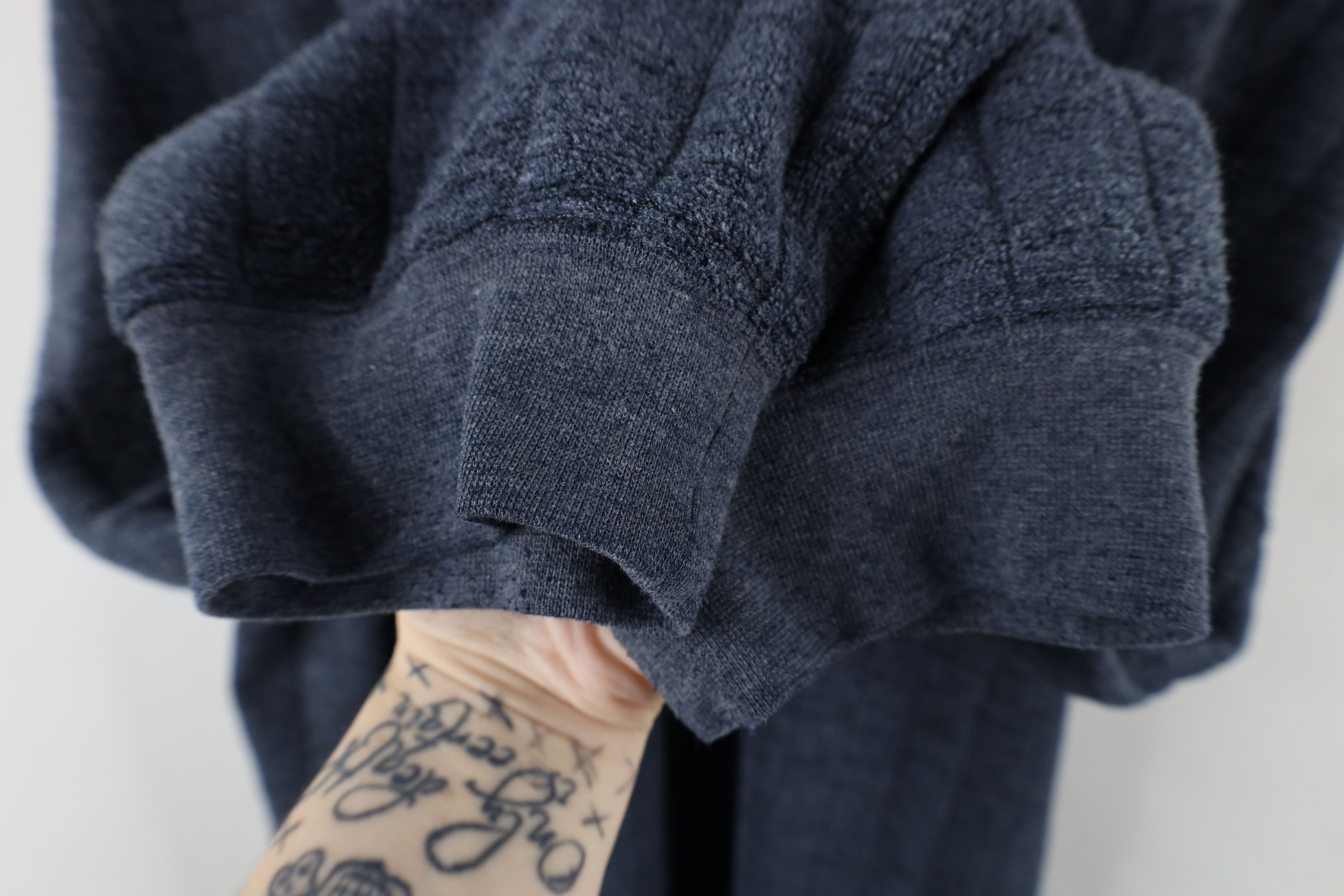 Vintage Vintage 90s Streetwear Fleece Collared Pullover Sweater Blue Size US XXL / EU 58 / 5 - 8 Thumbnail