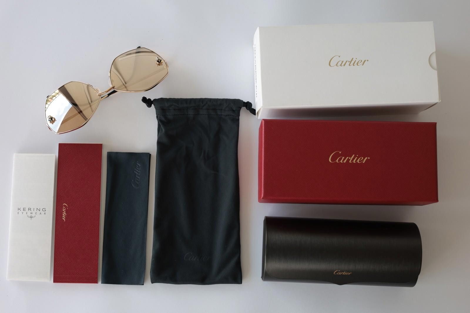 Cartier New Cartier eyewear optical sunglasses CT0356S 004 gold Size ONE SIZE - 8 Thumbnail