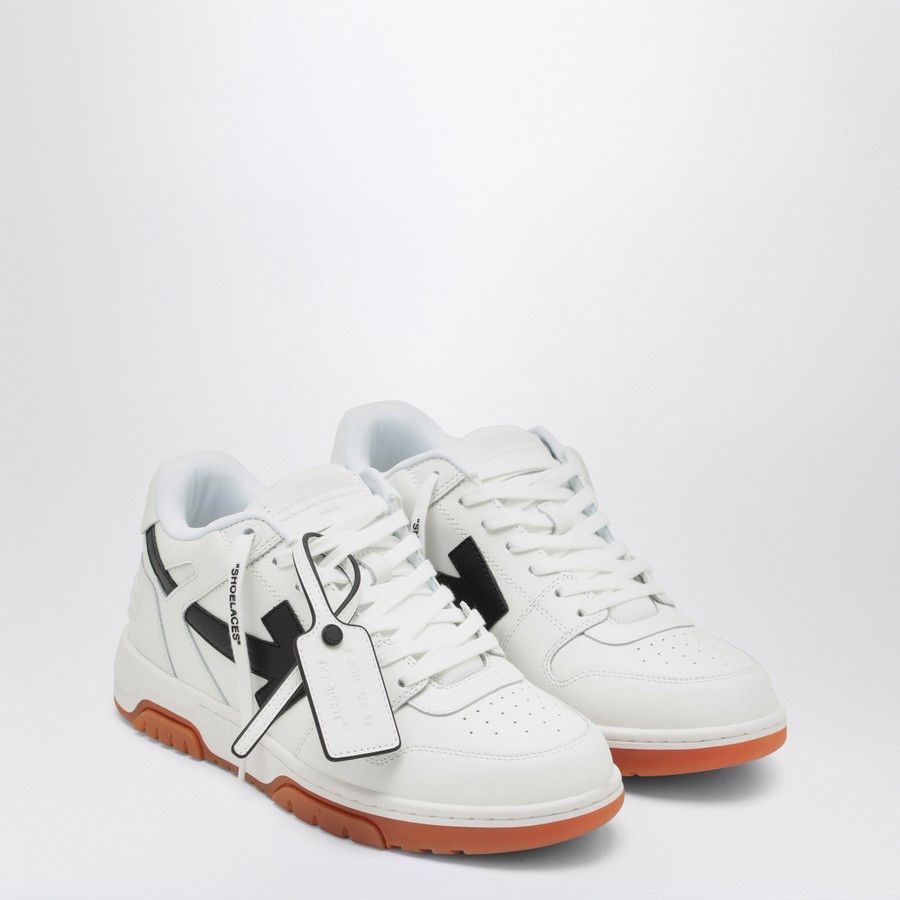 Off-White o1d2blof0924 Out Of Office Sneaker in White & Black Size US 8 / IT 38 - 2 Thumbnail