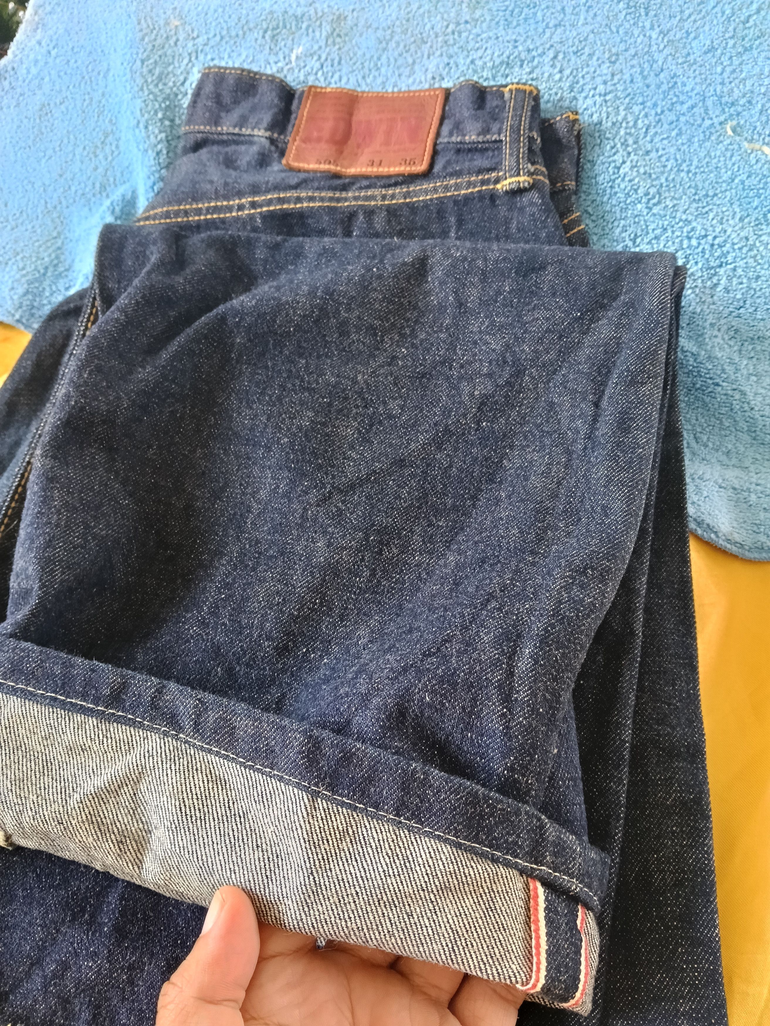 Edwin 💥 Edwin 505 Japanese Selvedge Jeans💥 Size US 31 - 12 Thumbnail