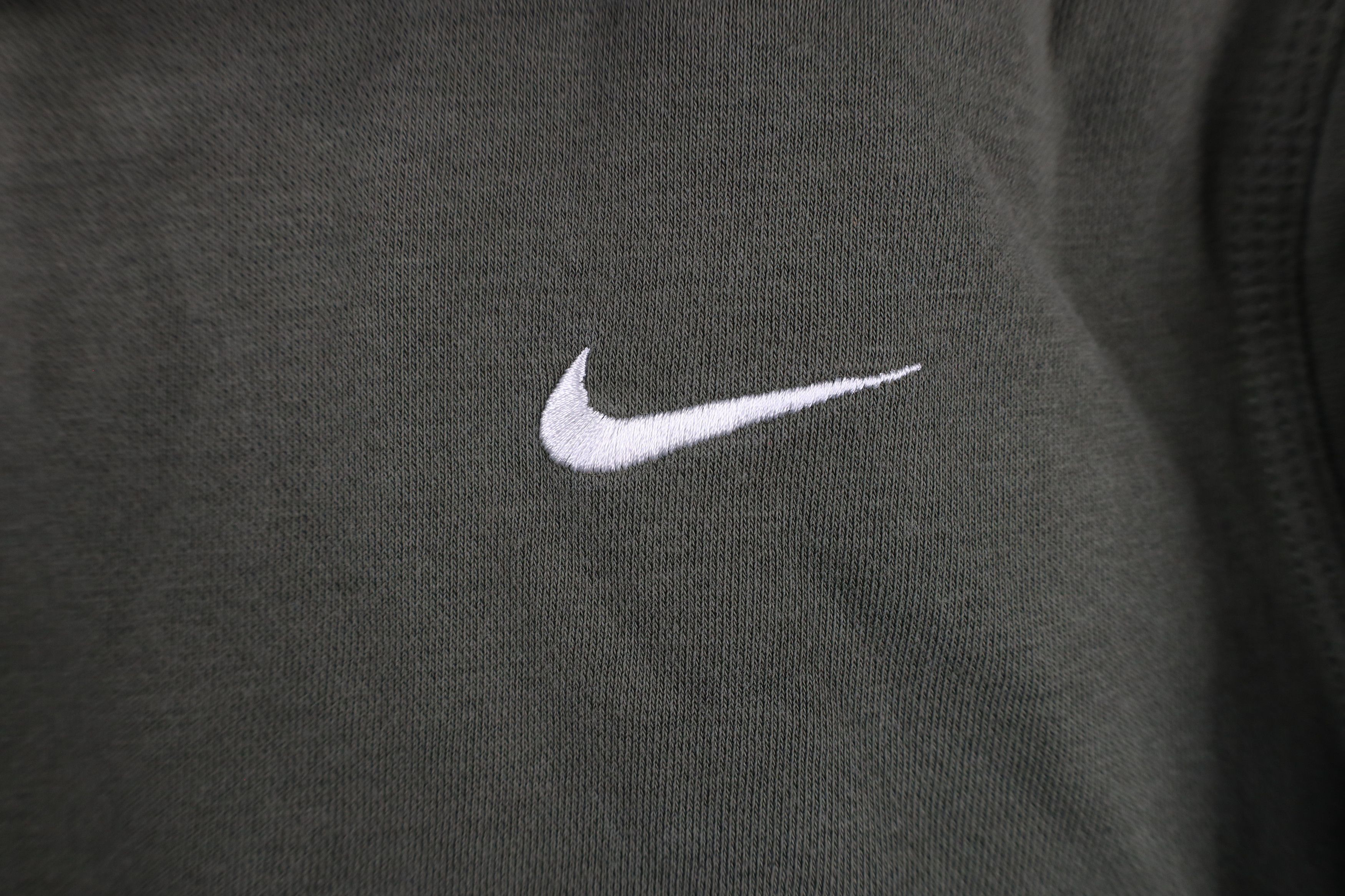 Nike × Vintage Vintage Y2K Nike Sportswear Scott Mini Swoosh Hoodie Green Size US S / EU 44-46 / 1 - 4 Thumbnail