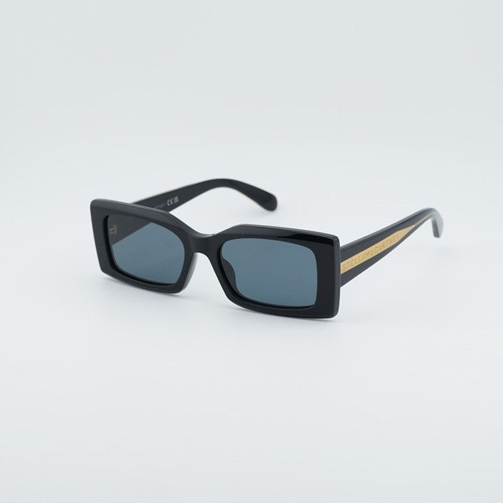 Stella McCartney Stella McCartney SC40065I 01A Sunglasses Black Rectangle Size ONE SIZE - 1 Thumbnail
