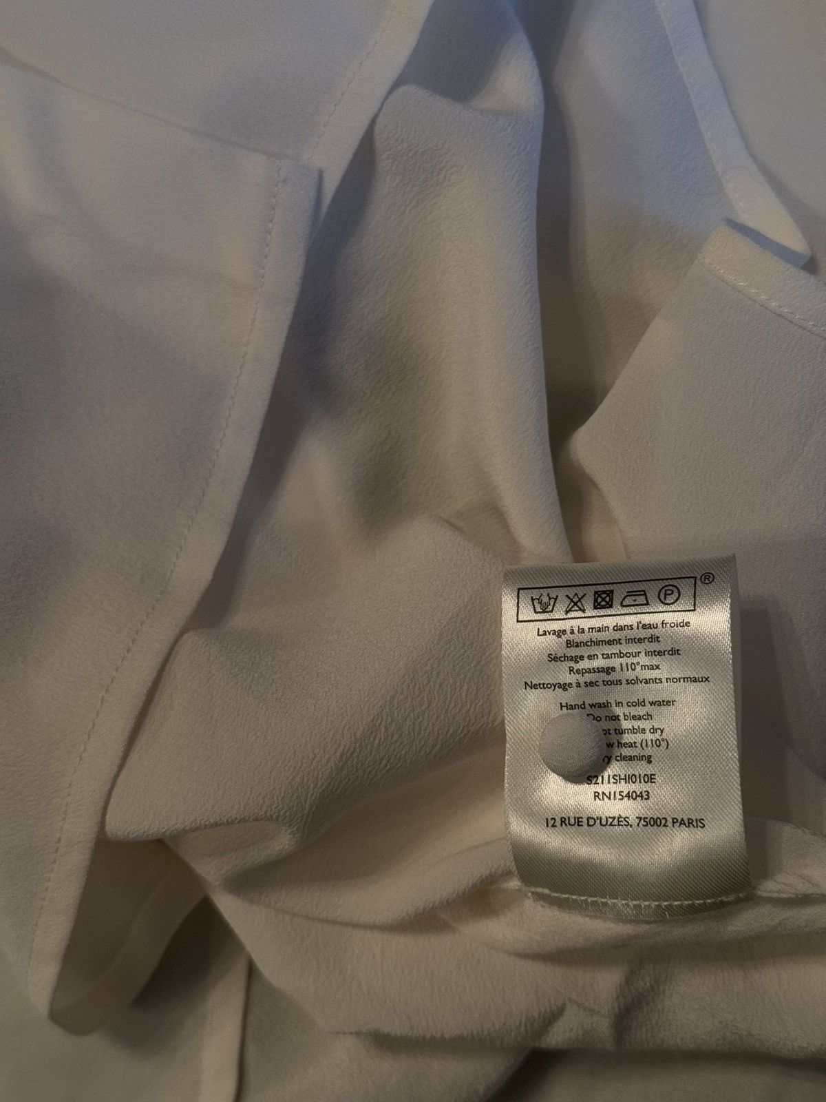 Designer × Sezane Sezane NWT oldmoney style 100% silk blouse shirt Size M / US 6-8 / IT 42-44 - 15 Thumbnail