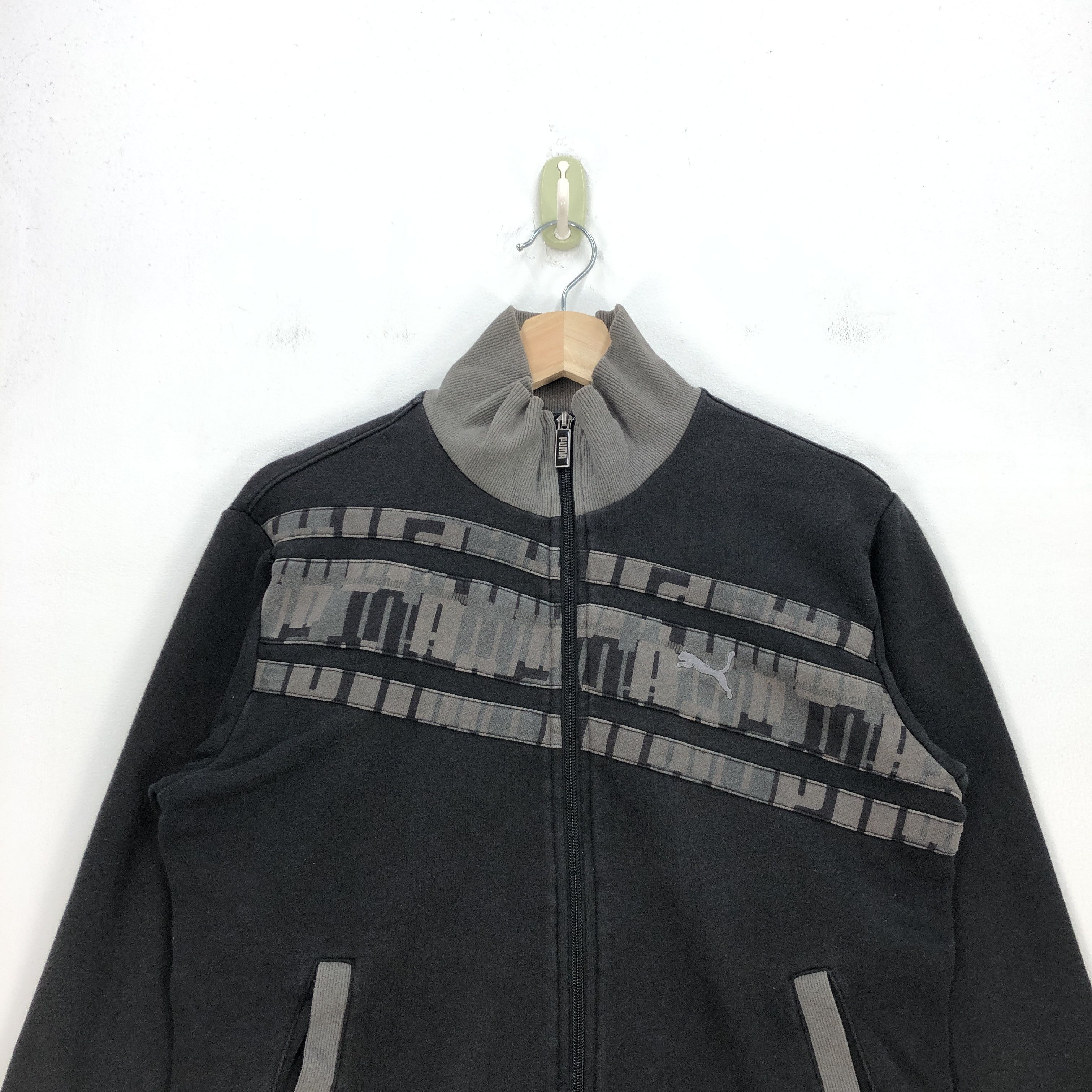 Puma × Vintage Vintage Puma Sweater Vintage Puma Camo Zipper Sweatshirt Size US M / EU 48-50 / 2 - 2 Thumbnail