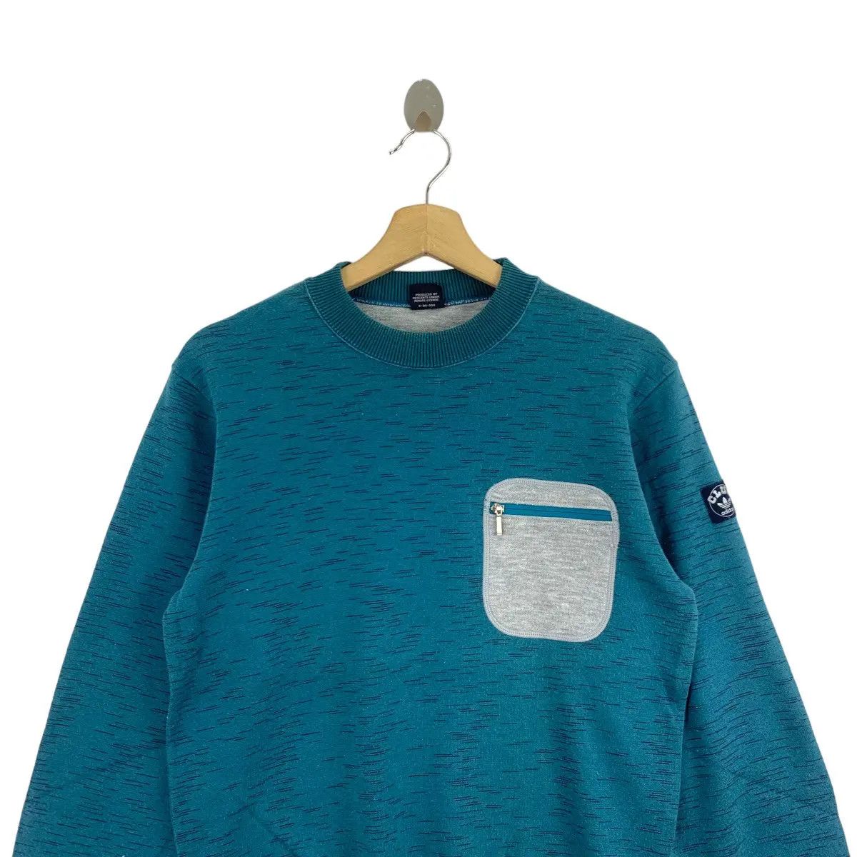 Adidas Vintage 90’ ADIDAS ORIGINALS CLUB x Descente Japan Sweater Size US M / EU 48-50 / 2 - 2 Thumbnail