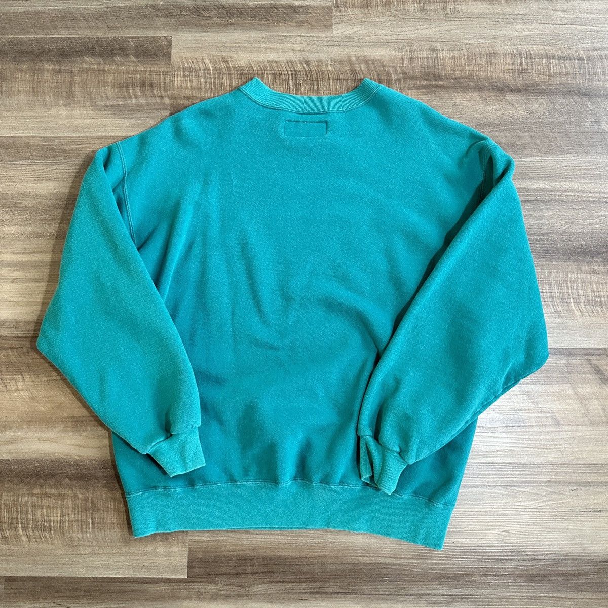 Vintage Vintage Faded Green Russell Heavyweight Crewneck Size XL Size US XL / EU 56 / 4 - 4 Thumbnail
