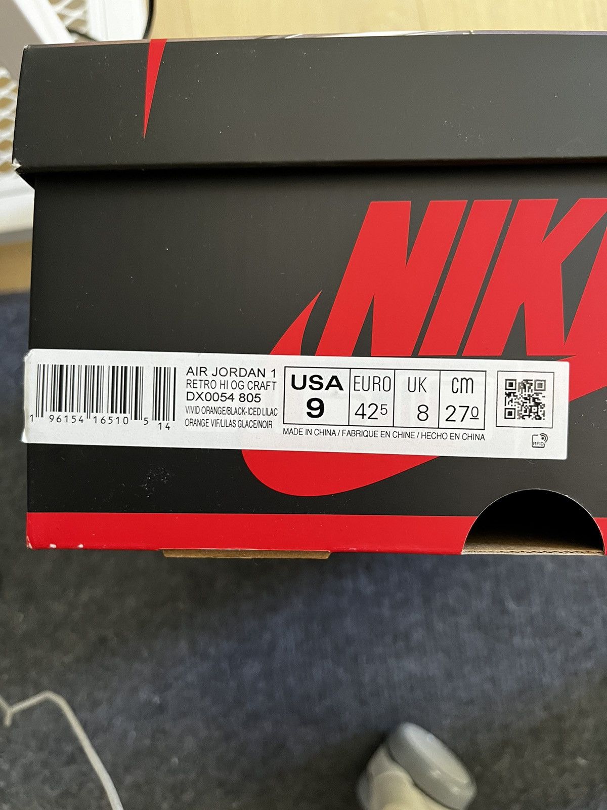 Jordan Brand × Nike NIKE JORDAN 1- skyline Size US 9 / EU 42 - 4 Thumbnail