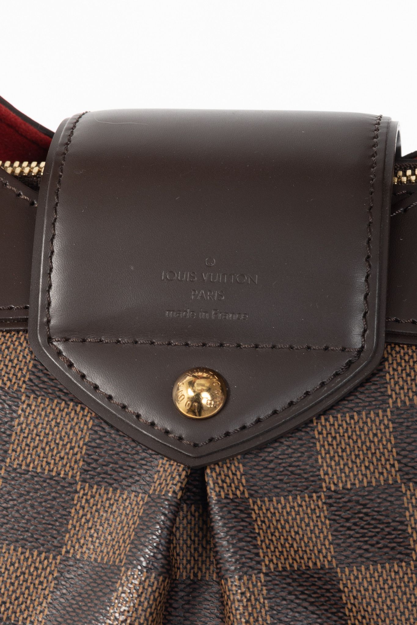Louis Vuitton Louis Vuitton Sistina PM Damier Ebene Canvas Handbag Size ONE SIZE - 9 Thumbnail
