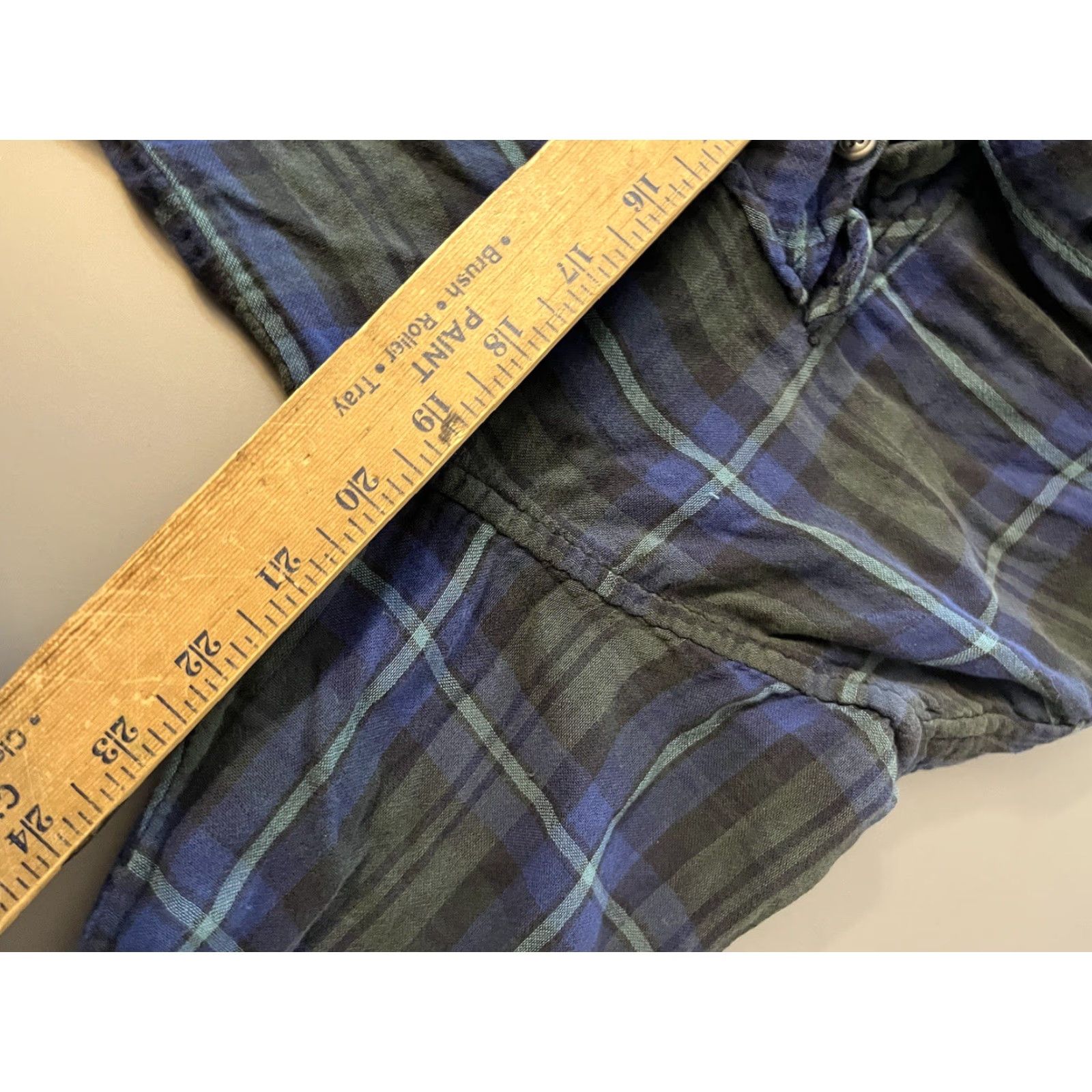 American Eagle Outfitters American Eagle Outfitters Button-Up Shirt Womens Sz S Multicolor Plaid Long Sleeve Classic/Fitted Sleeve 100% Cotton Size S / US 4 / IT 40 - 5 Thumbnail