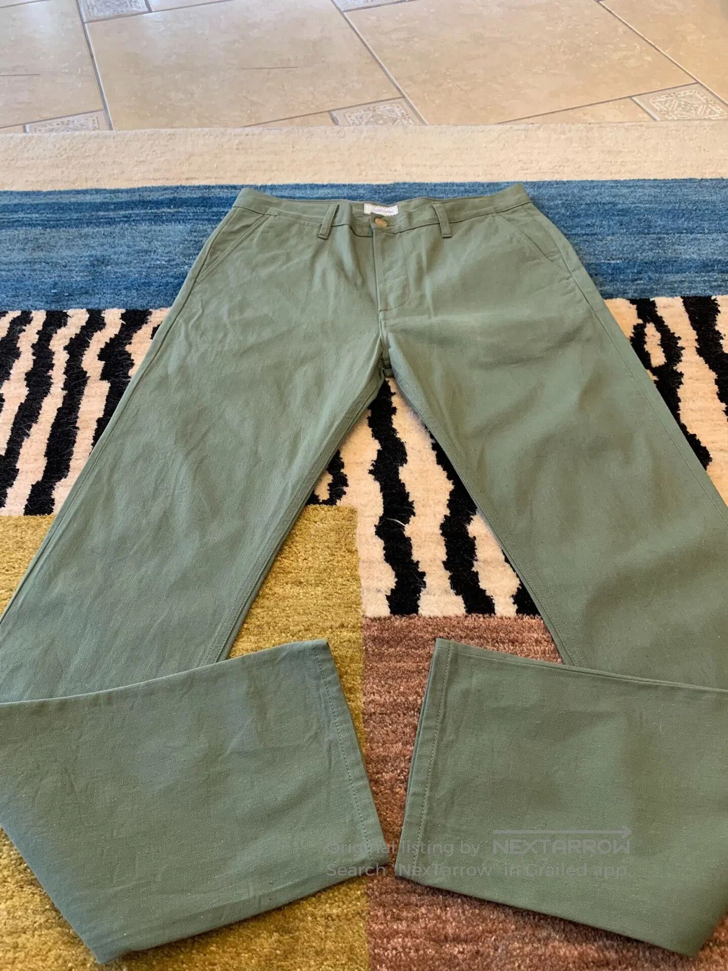 3sixteen 3sixteen 316 Green Officer Pants. Size US 33 - 4 Thumbnail