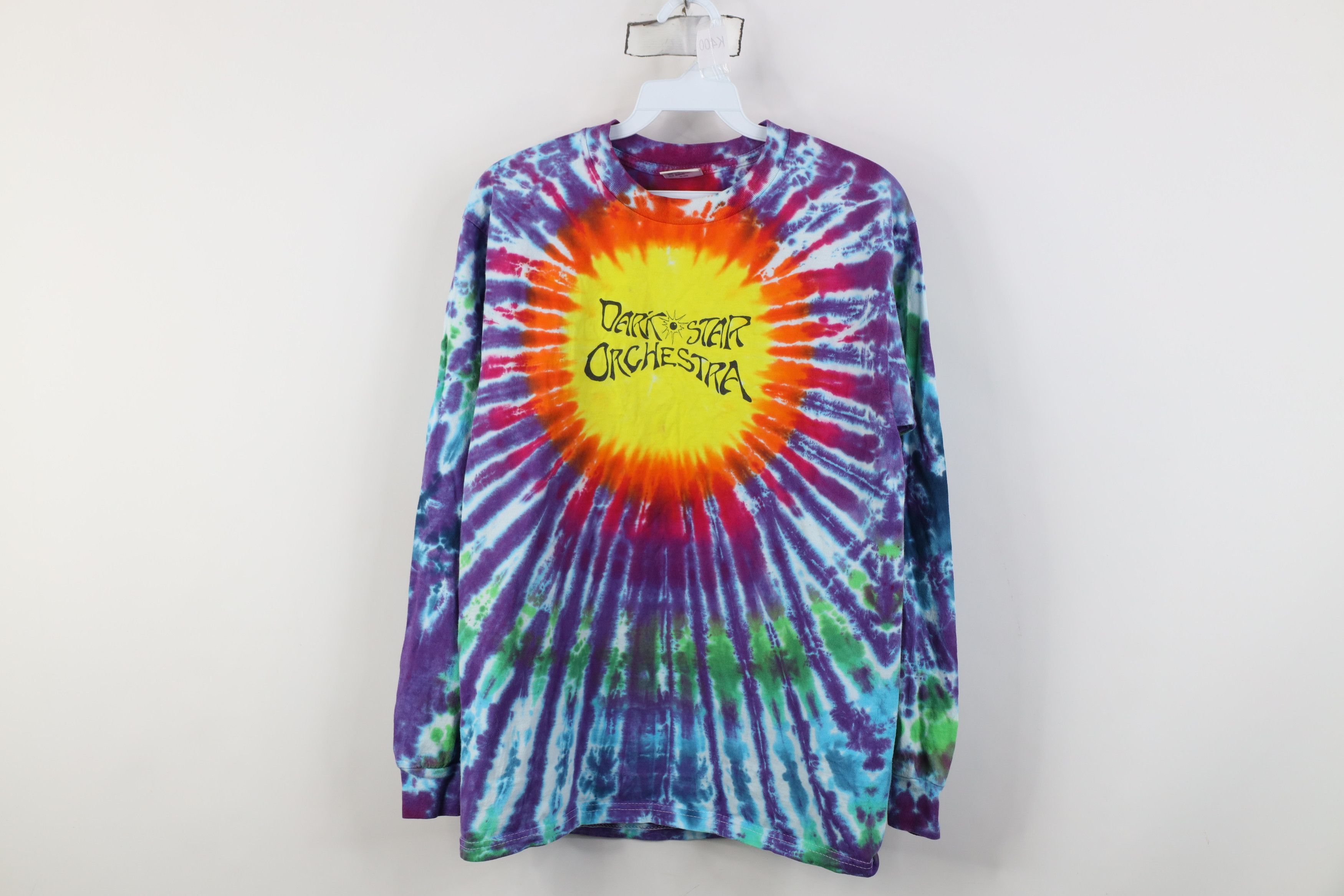 Vintage Vintage 90s Y2K Dark Star Orchestra Band Long Sleeve T-Shirt Size M / US 6-8 / IT 42-44 - 1 Thumbnail