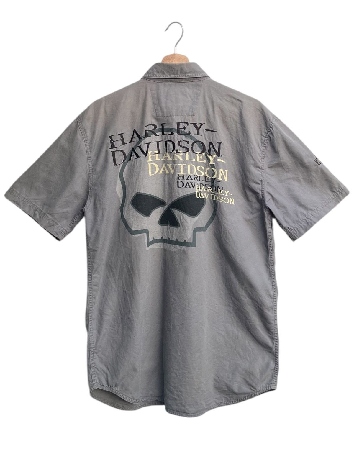 Harley Davidson Harley Davidson Skull Design Work Shirt Size US S / EU 44-46 / 1 - 1 Thumbnail