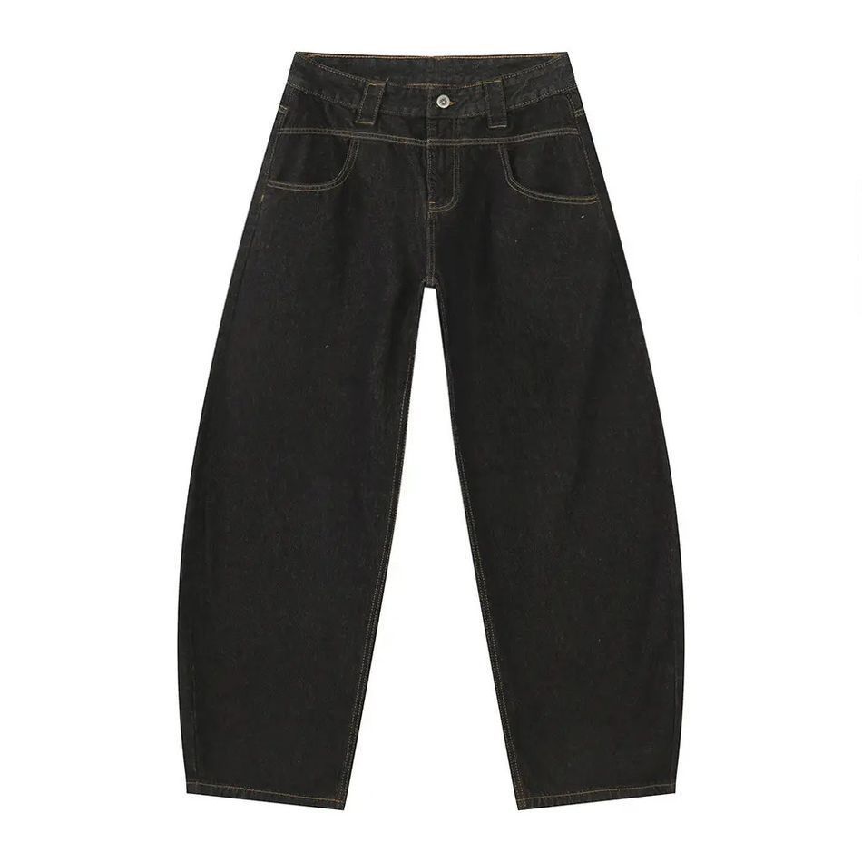 Japanese Brand Retro loose high street curved jeans Size US 32 / EU 48 - 5 Thumbnail