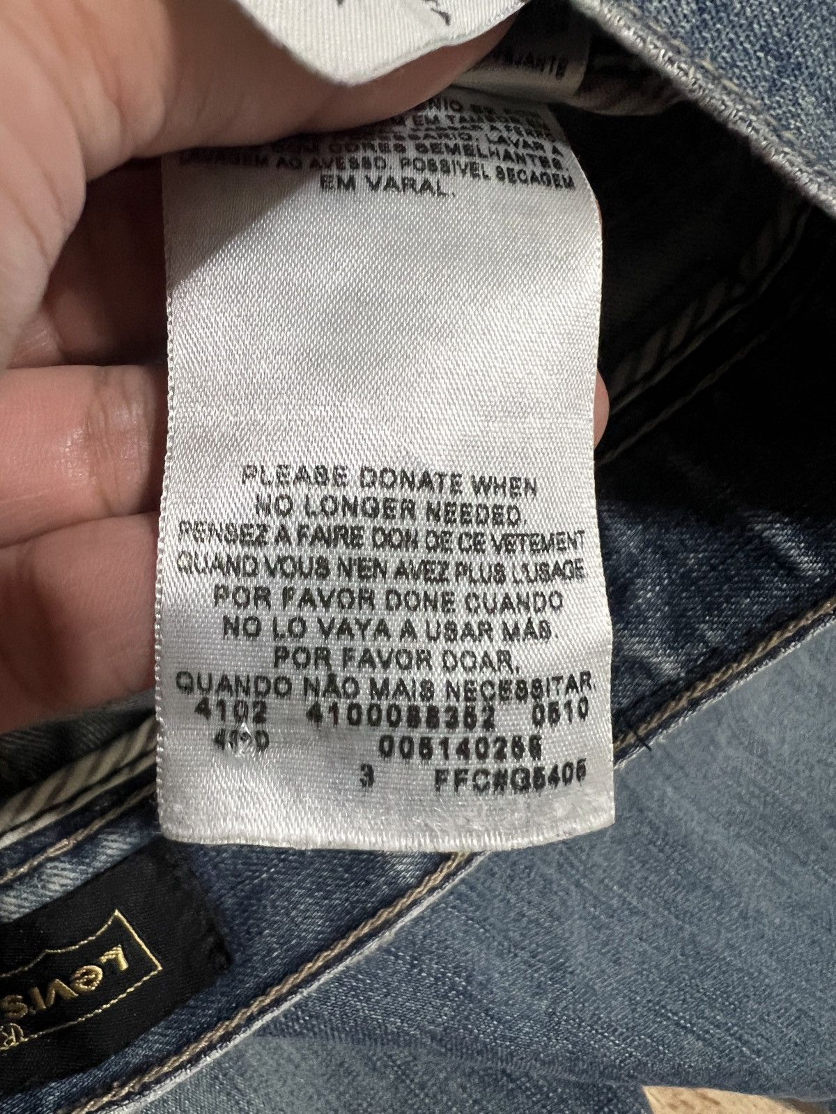 Levi's Levi’s 514 Slim Straight Plaid Lining Black Patch Size US 30 / EU 46 - 14 Thumbnail