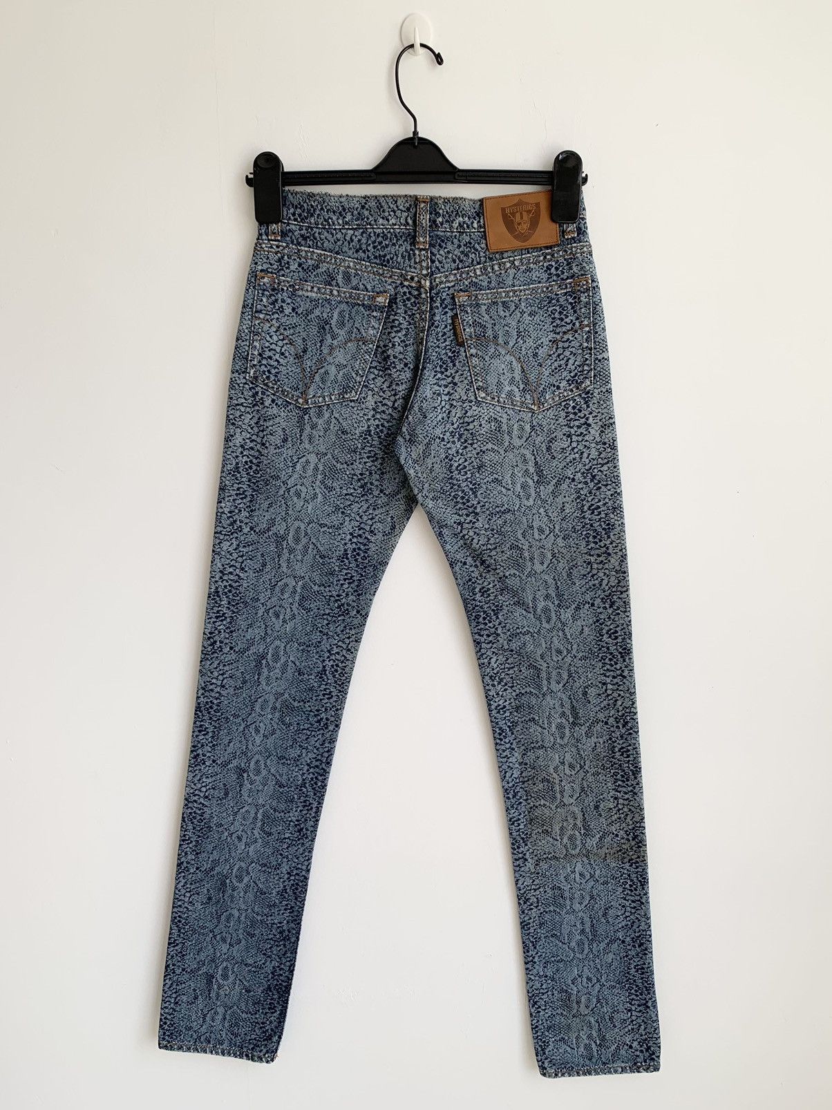 Hysteric Glamour 2000s Hysteric Glamour Snake Pattern Skinny Jeans Size US 26 / EU 42 - 2 Thumbnail