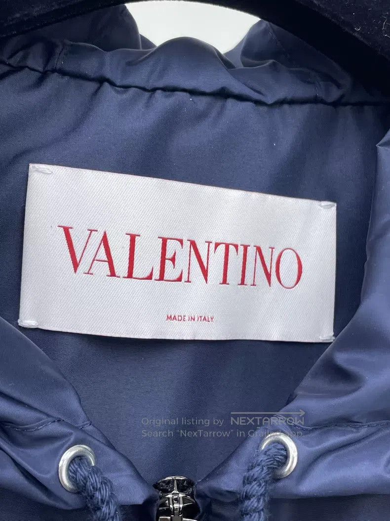 Valentino Valentino Navy blue hooded zip jacket Size US M / EU 48-50 / 2 - 6 Thumbnail