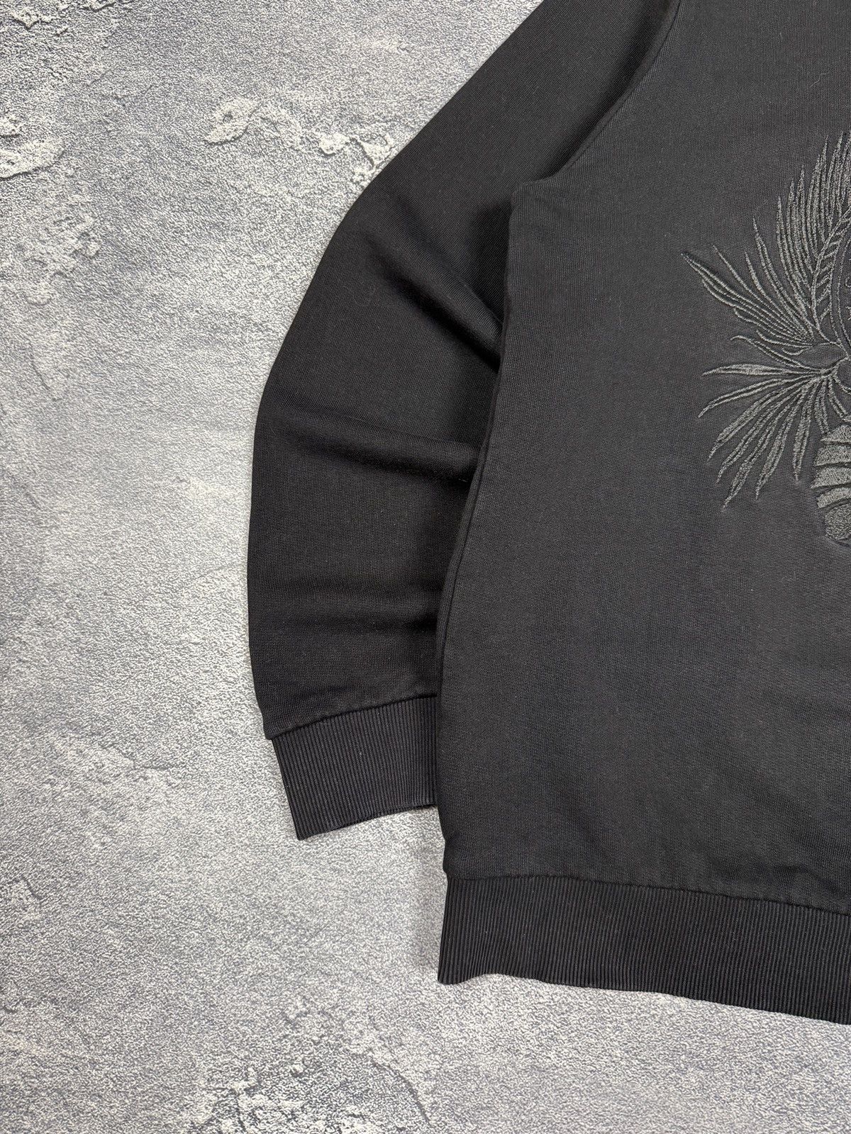 Versace Jeans Couture Gianni Versace Big Logo Black Sweatshirt Size US L / EU 52-54 / 3 - 4 Thumbnail