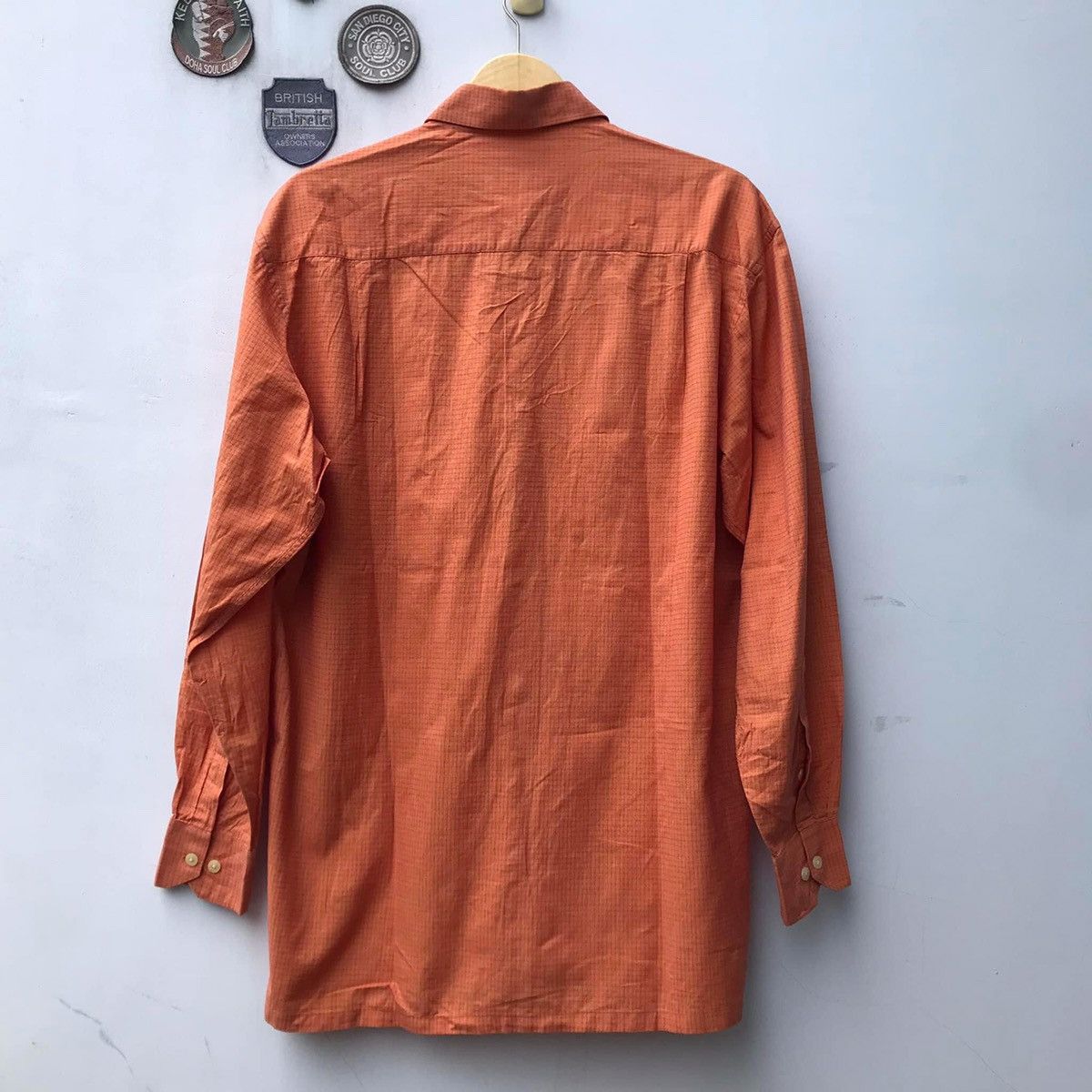 Givenchy × Vintage Givenchy Gentleman Button down Shirt Orange 100 % Baumwolle Size US L / EU 52-54 / 3 - 8 Thumbnail