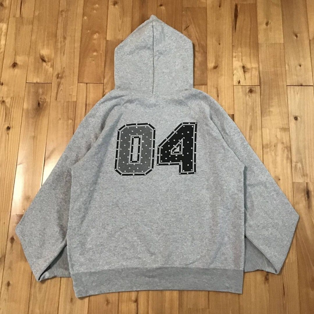 Bape × Swarovski Swarovski BAPE Logo Pullover Hoodie a bathing ape NIGO Size US M / EU 48-50 / 2 - 4 Thumbnail