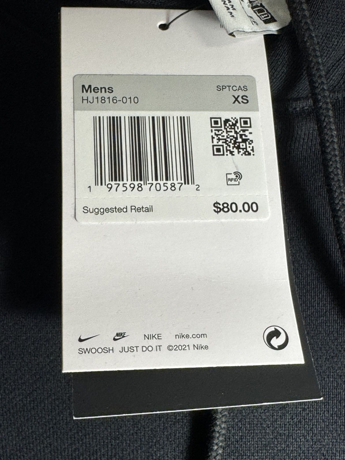 Nike 🔹Nike Club Fleece Oversized Hoodie Black | XS Size US XS / EU 42 / 0 - 6 Thumbnail
