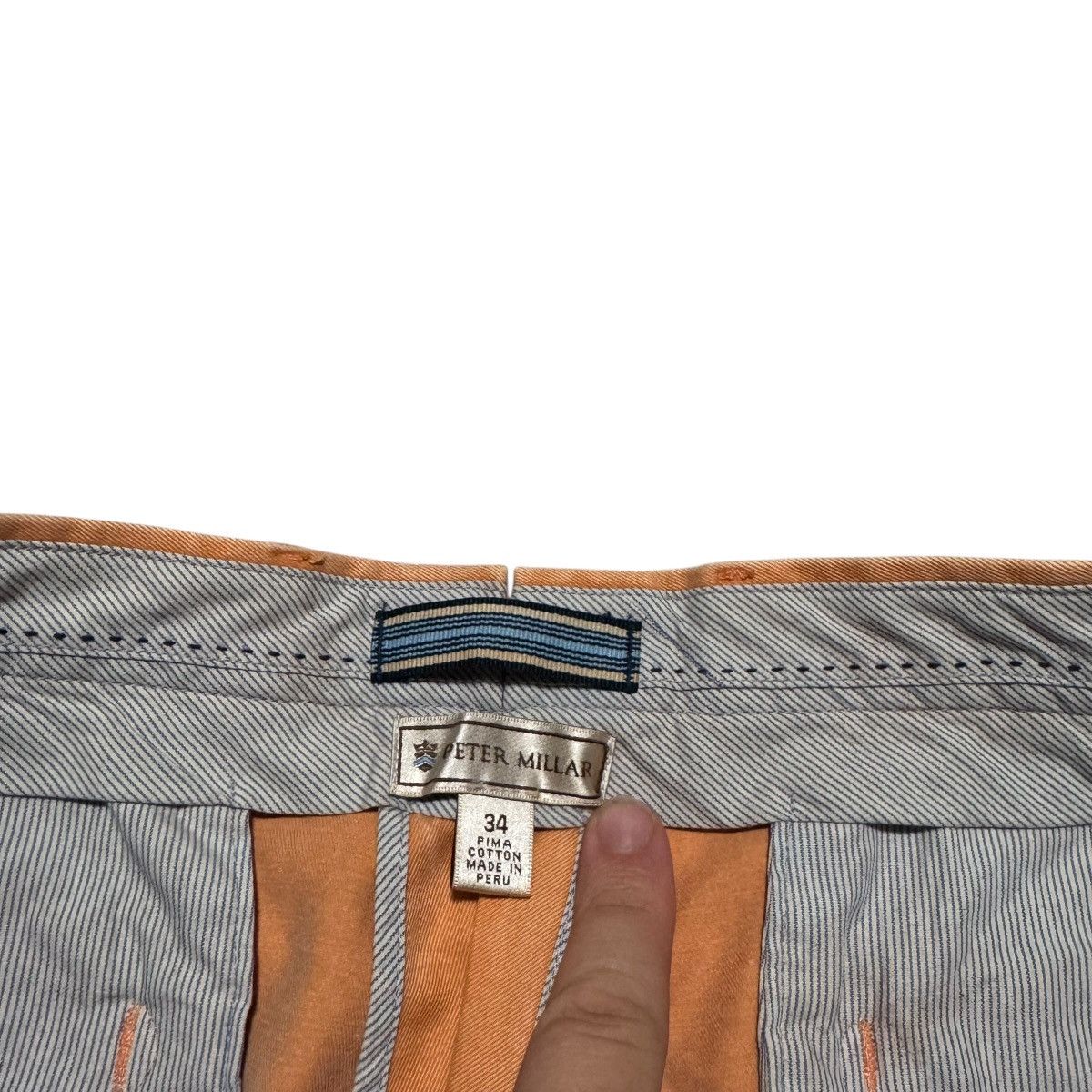 Peter Millar Peter Millar Straight Leg Pleated Pants 34x32.25 Salmon Size US 34 / EU 50 - 3 Thumbnail