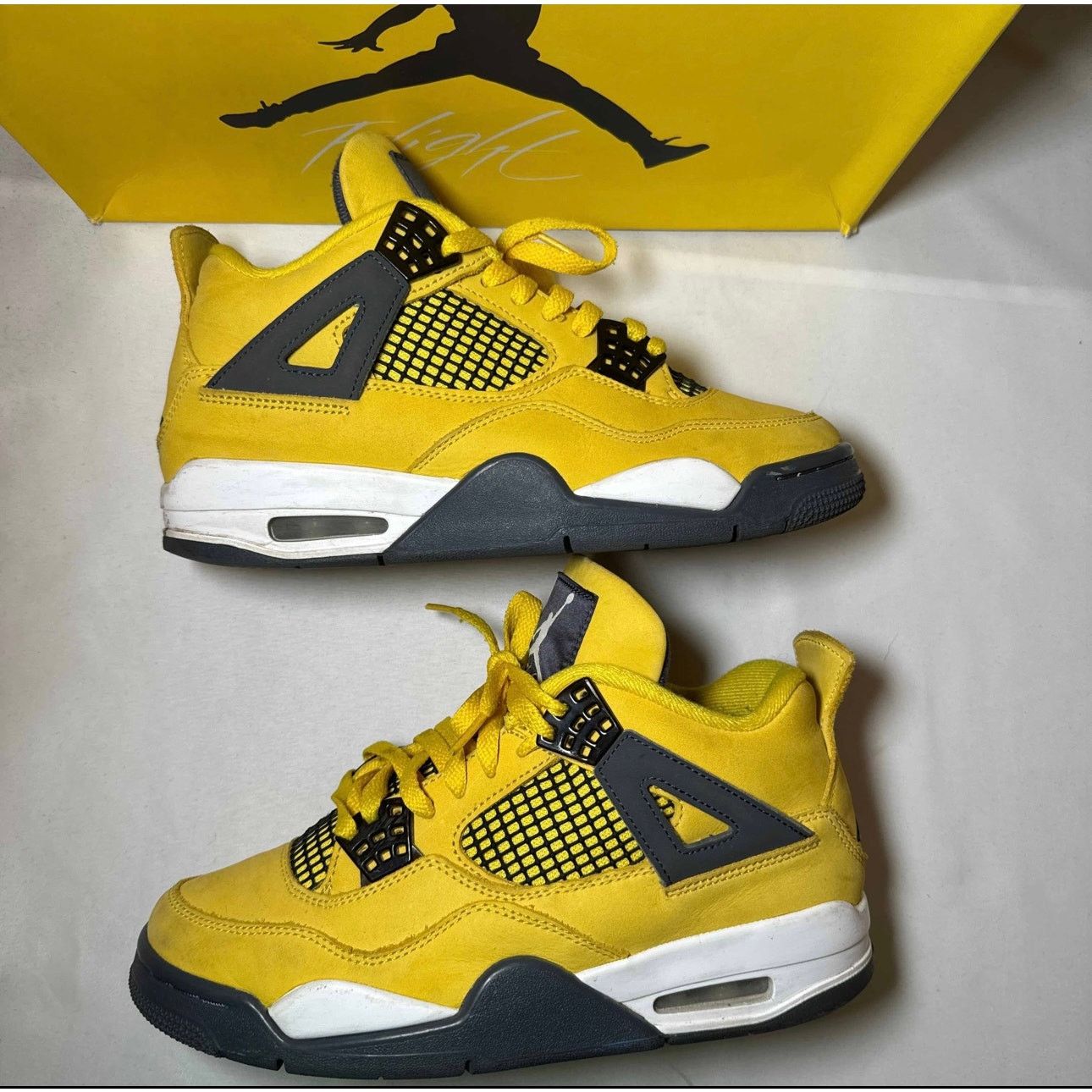 Jordan Brand × Nike Size 7 Nike Air Jordan 4 Retro PS Lightning 2021 Men's Shoes Size US 7 / EU 40 - 2 Thumbnail