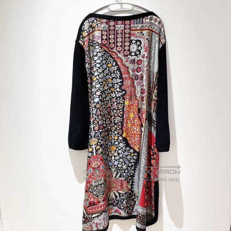 Hermes Hermes Patchwork floral long-sleeve dress Size XS / US 0-2 / IT 36-38 - 1 Thumbnail