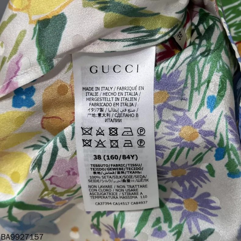 Gucci Gucci Size 38 Dark ripple dot double G floral full print sh Size US XXS / EU 40 - 4 Thumbnail