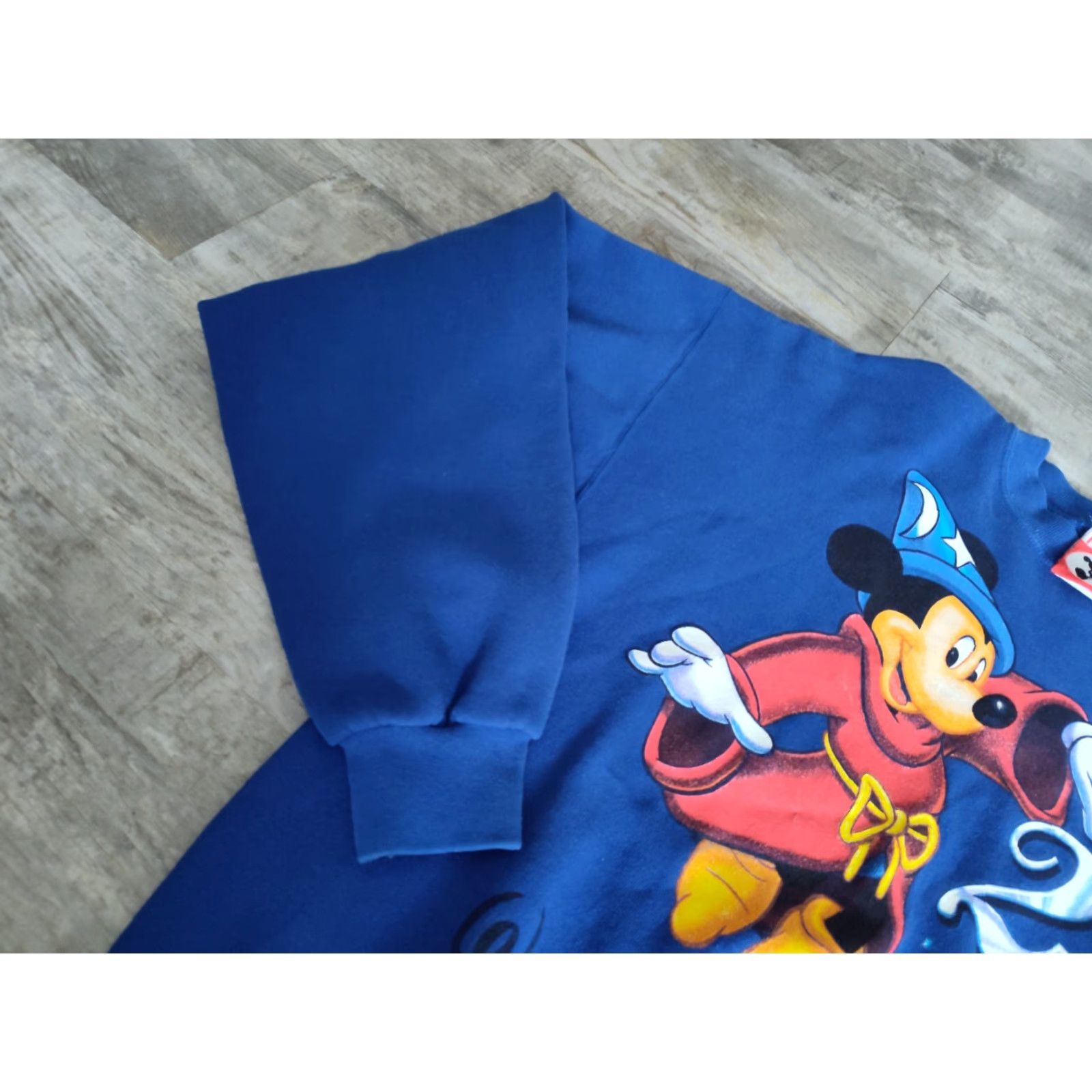 Disney VINTAGE Mickey Mouse Walt Disney World 25th Anniversary Sweatshirt XL Blue Disney Men Sweatshirt Graphic Print USA Size US XL / EU 56 / 4 - 6 Thumbnail