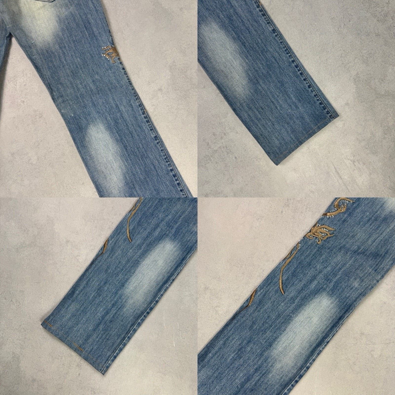Just Cavalli Vintage Just Cavalli Blue Denim Pants Embroidered Jeans Size 30" / US 8 / IT 44 - 22 Thumbnail