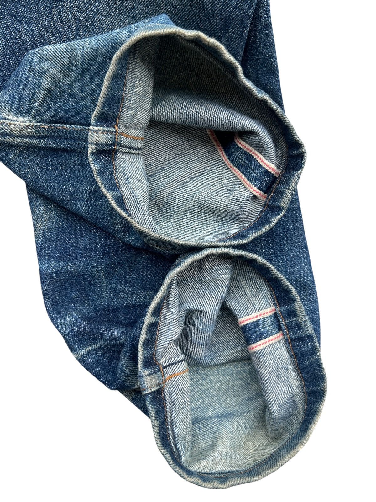 A.P.C. Vintage APC Selvedge Distressed Denim Jeans 31x33.5 Size US 31 - 6 Thumbnail