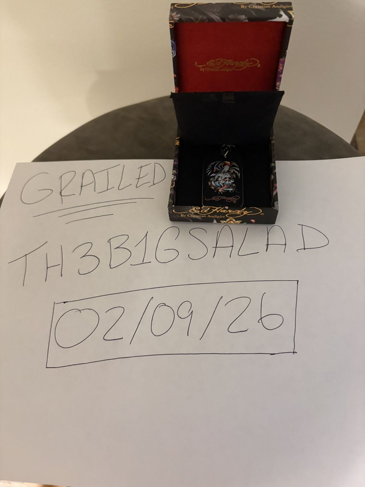 Ed Hardy ED HARDY BATTLE DOG TAG Size ONE SIZE - 6 Thumbnail