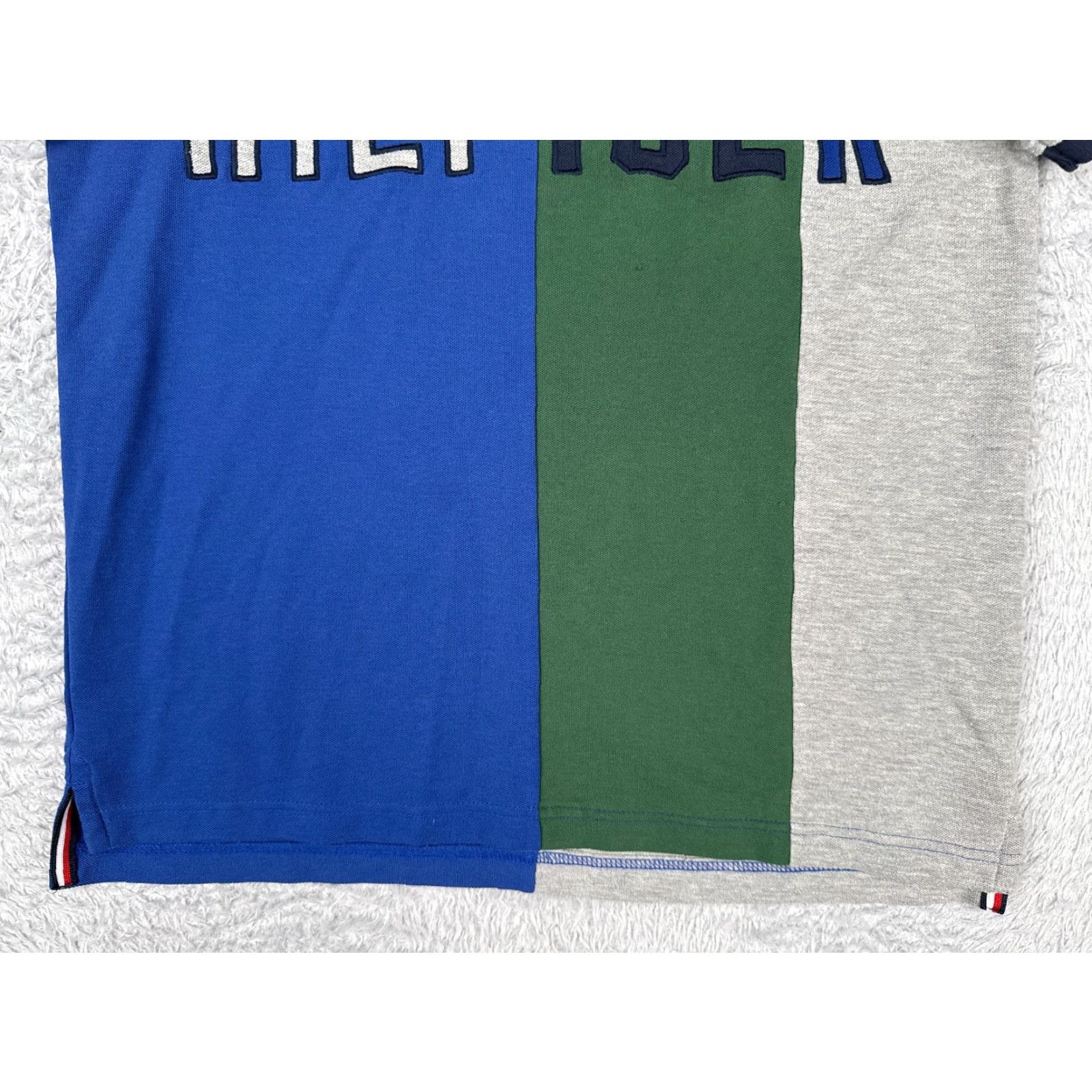 Tommy Hilfiger Tommy Hilfiger Polo Shirt Men Medium Multicolor Colorblock Slim Cotton 90s Look Short Sleeve Golf Rugby Size US M / EU 48-50 / 2 - 5 Thumbnail