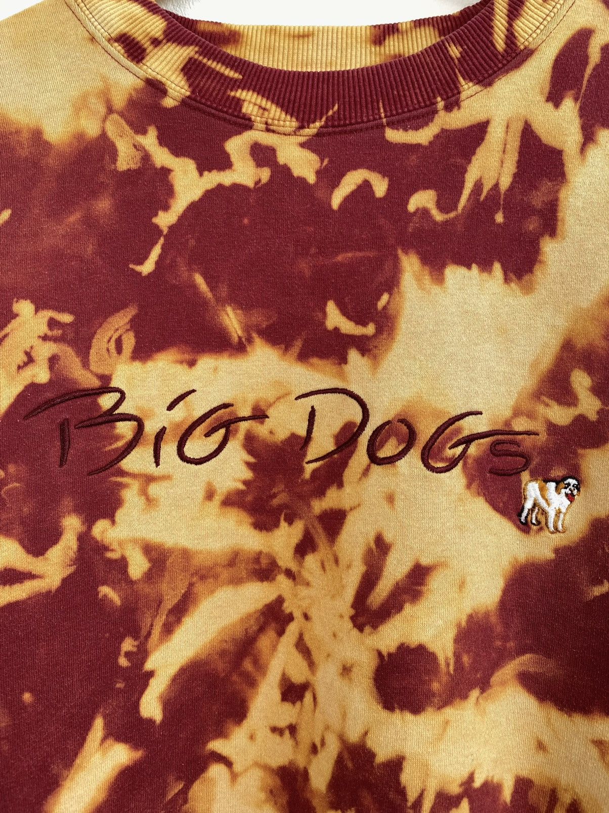 Big Dogs × Vintage Big Dogs Acid Vintage Oversize Sweatshirt Size US L / EU 52-54 / 3 - 6 Thumbnail