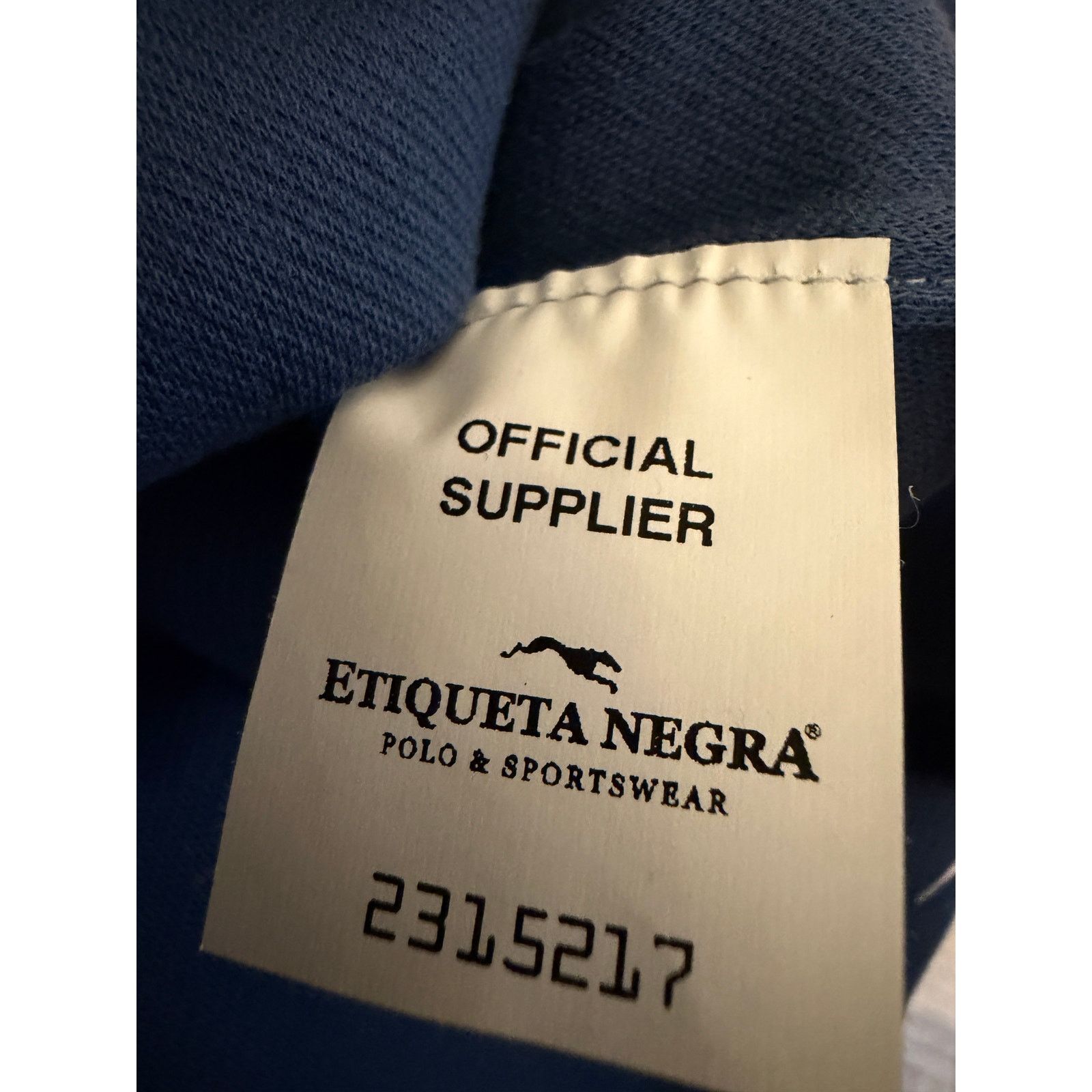 Other Etiqueta Negra Navy Blue Cotton Zip-Up Jacket Size US L / EU 52-54 / 3 - 3 Thumbnail